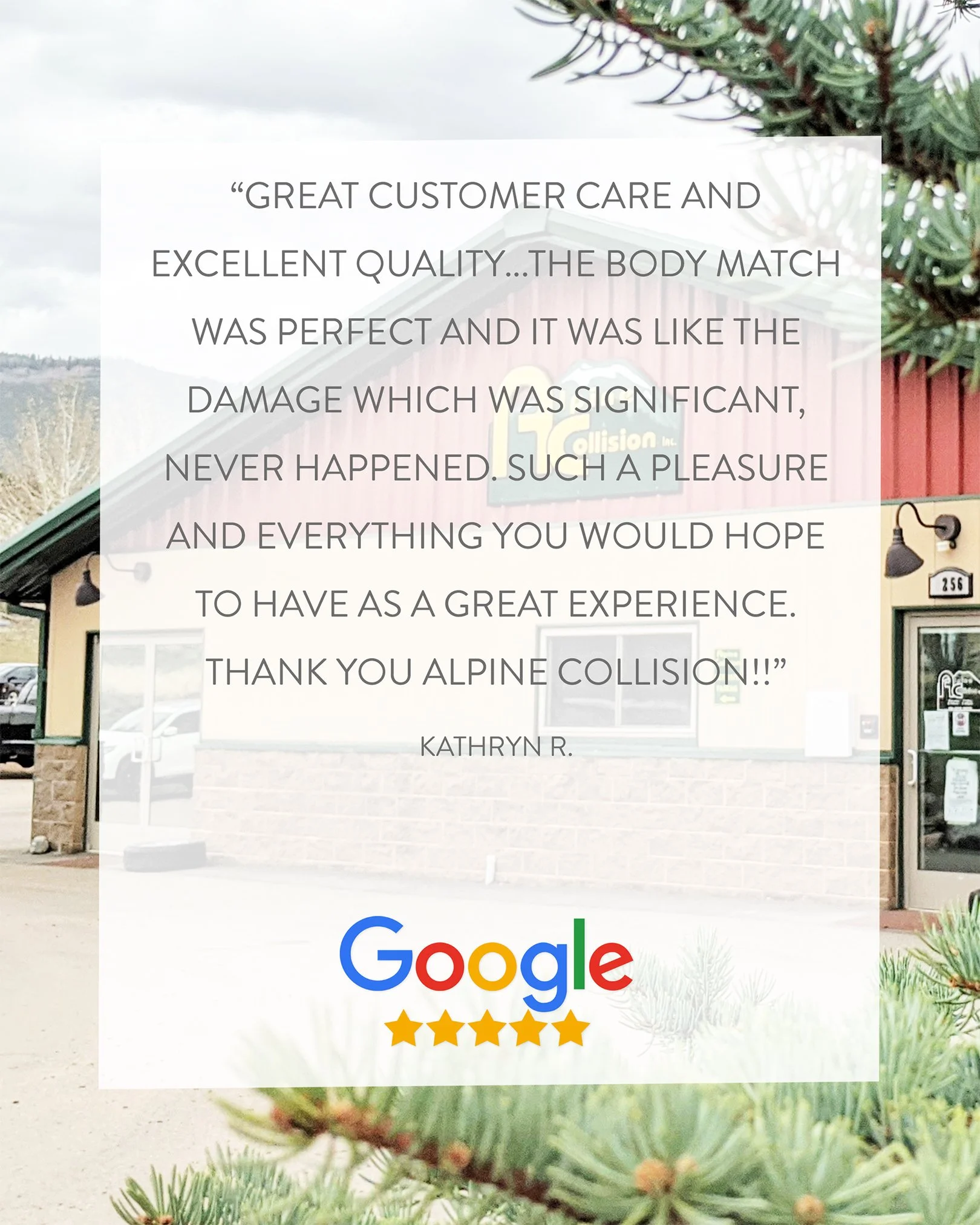 Huge thanks to Kathryn for the kind words! Making "significant damage" look like it never happened? That&rsquo;s our specialty. 🪄✨

We take a lot of pride in our paint matching and bodywork to ensure your car returns to the road looking br