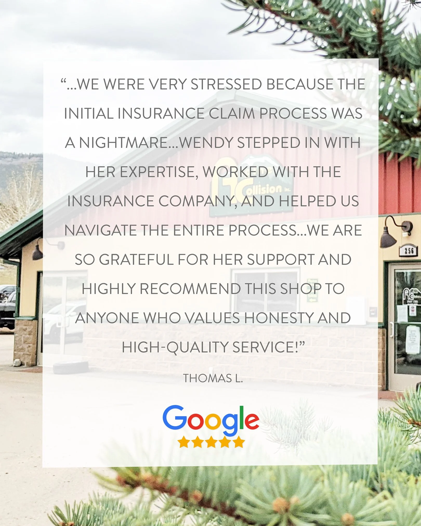 A big thank you to Thomas for taking the time to share such a thoughtful review. We truly appreciate your kind words and are grateful for the opportunity to help ✨

At Alpine Collision, we know that dealing with vehicle damage can be stressful. Our g