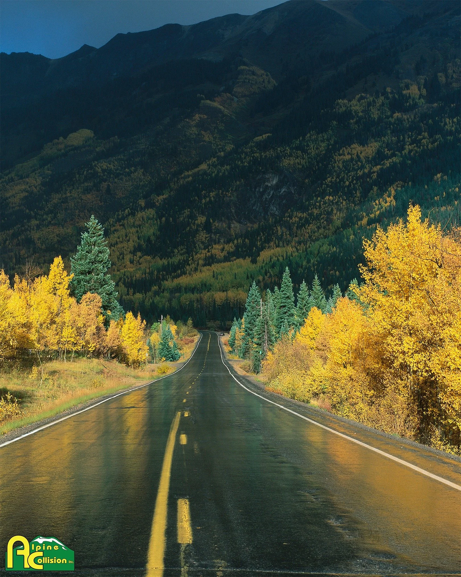 🍂 As the leaves change, so do road conditions in our valley. Fall weather brings unpredictable wildlife movement, early morning frost, and slick mountain roads. If an unexpected bump in the road leaves your vehicle with body or frame damage, Alpine 