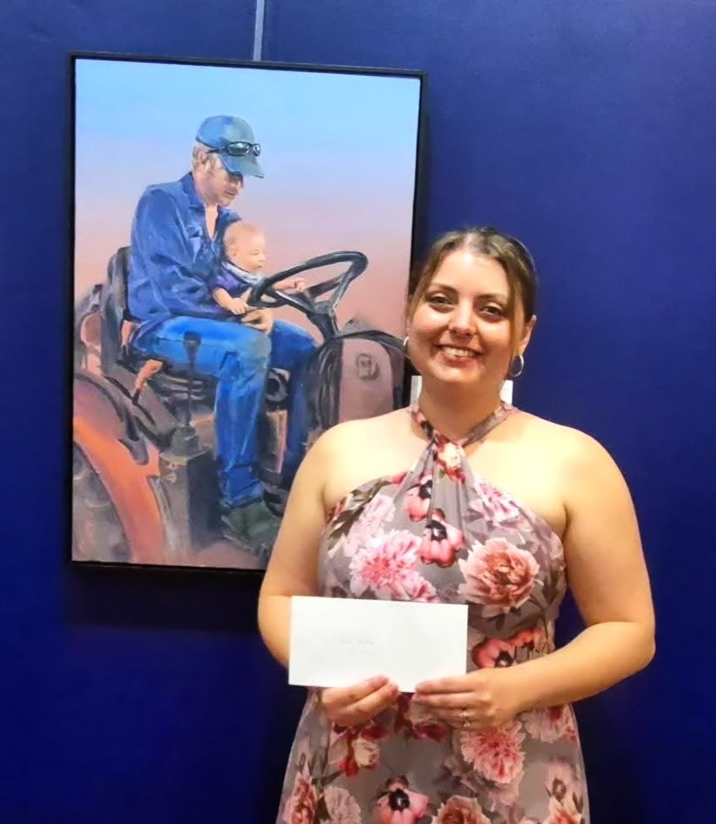Overall winner - 2026 David Bryce Rural Art Award, with my portrait "David".