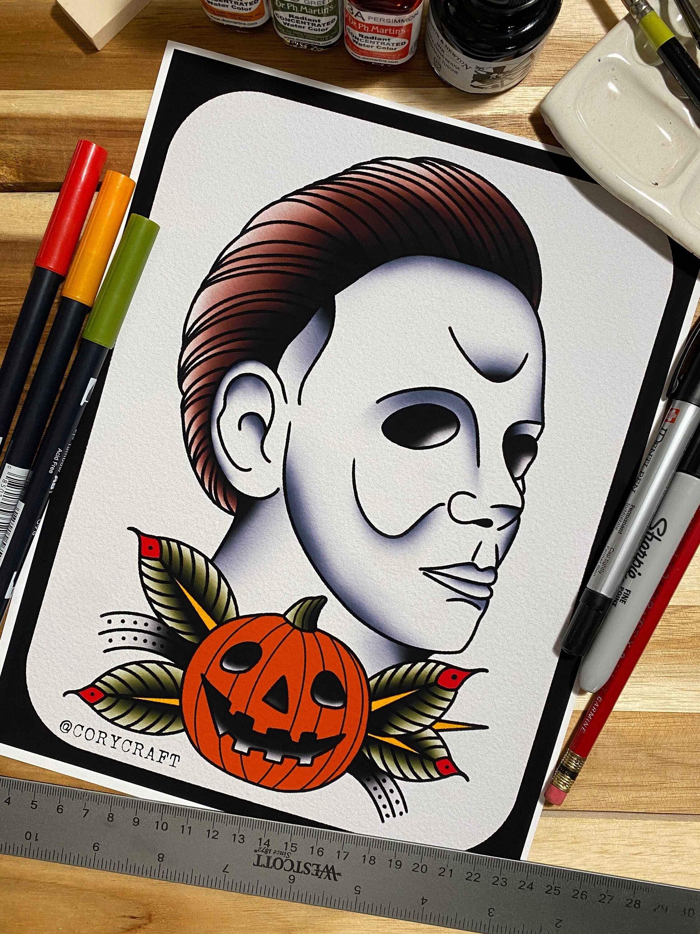 50 Michael Myers Tattoo Designs You Will Never Forget  InkMatch