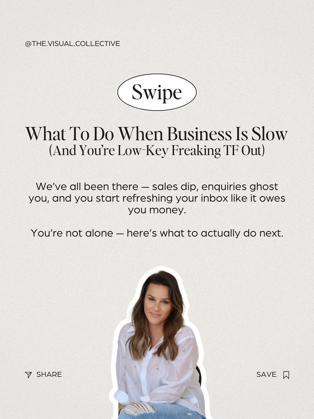 Business a bit quiet lately? 👀
Love that for you&hellip; said no one ever.

Before you start slashing prices, changing your logo (again), or blaming the algorithm, take a breath.
The slow seasons happen to everyone &mdash; yes, even the ones who &ld