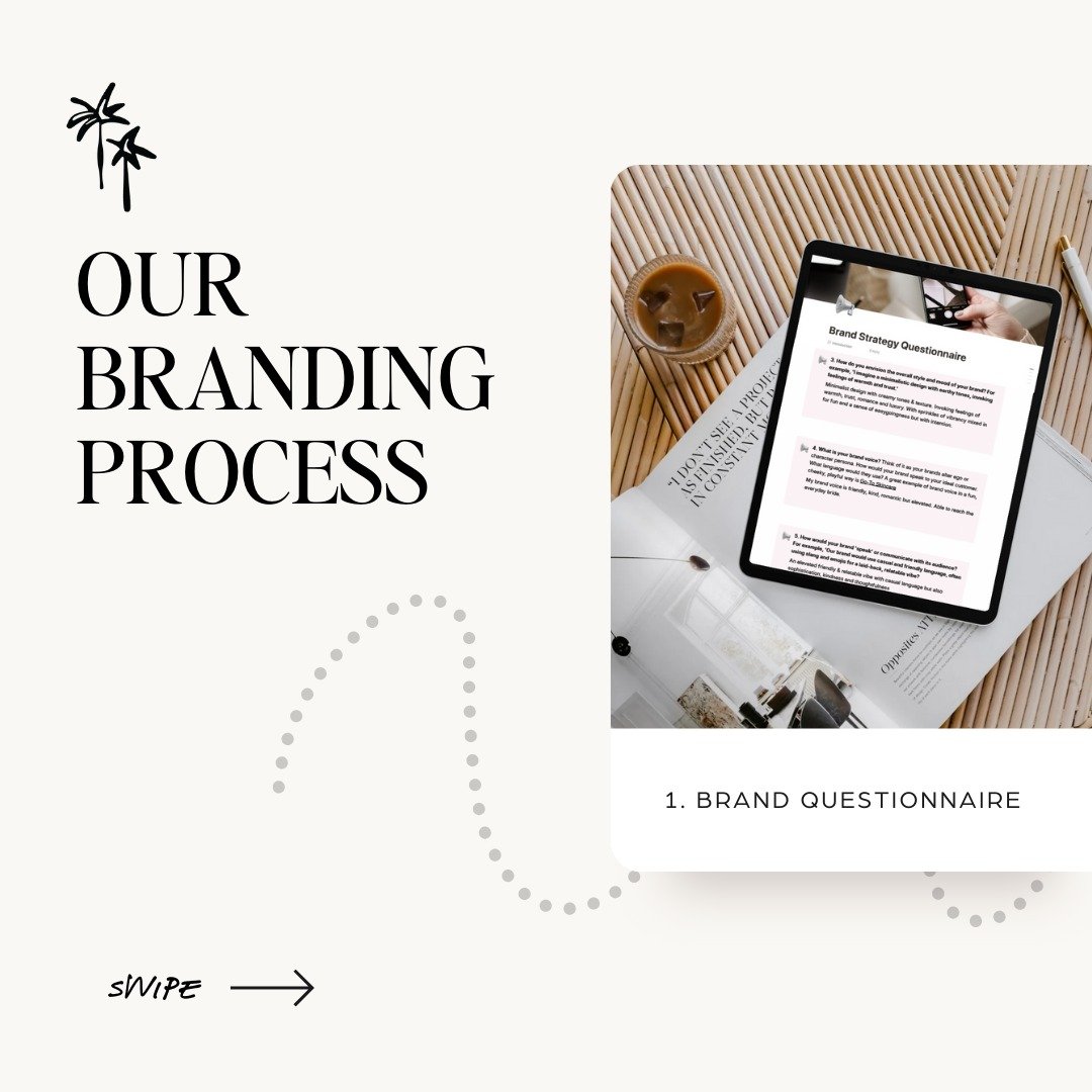 Behind the Scenes: What Actually Happens When You Brand With Us 🙌🏼

This isn&rsquo;t just a &ldquo;logo package.&rdquo; It&rsquo;s a full transformation that gives you clarity, confidence, and a brand you can actually use.

✨ Brand Questionnaire
We