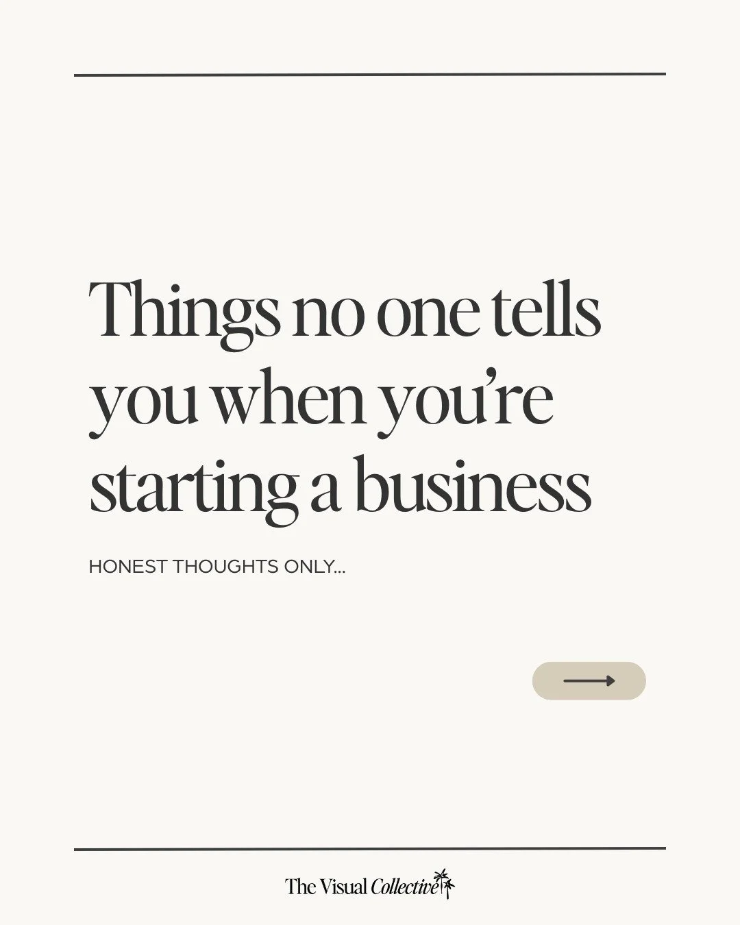 Things no one really talks about when you&rsquo;re starting a business&hellip;

It&rsquo;s not that you don&rsquo;t want to take action.
It&rsquo;s that you don&rsquo;t know what action makes sense right now.

One minute you think you need branding.
