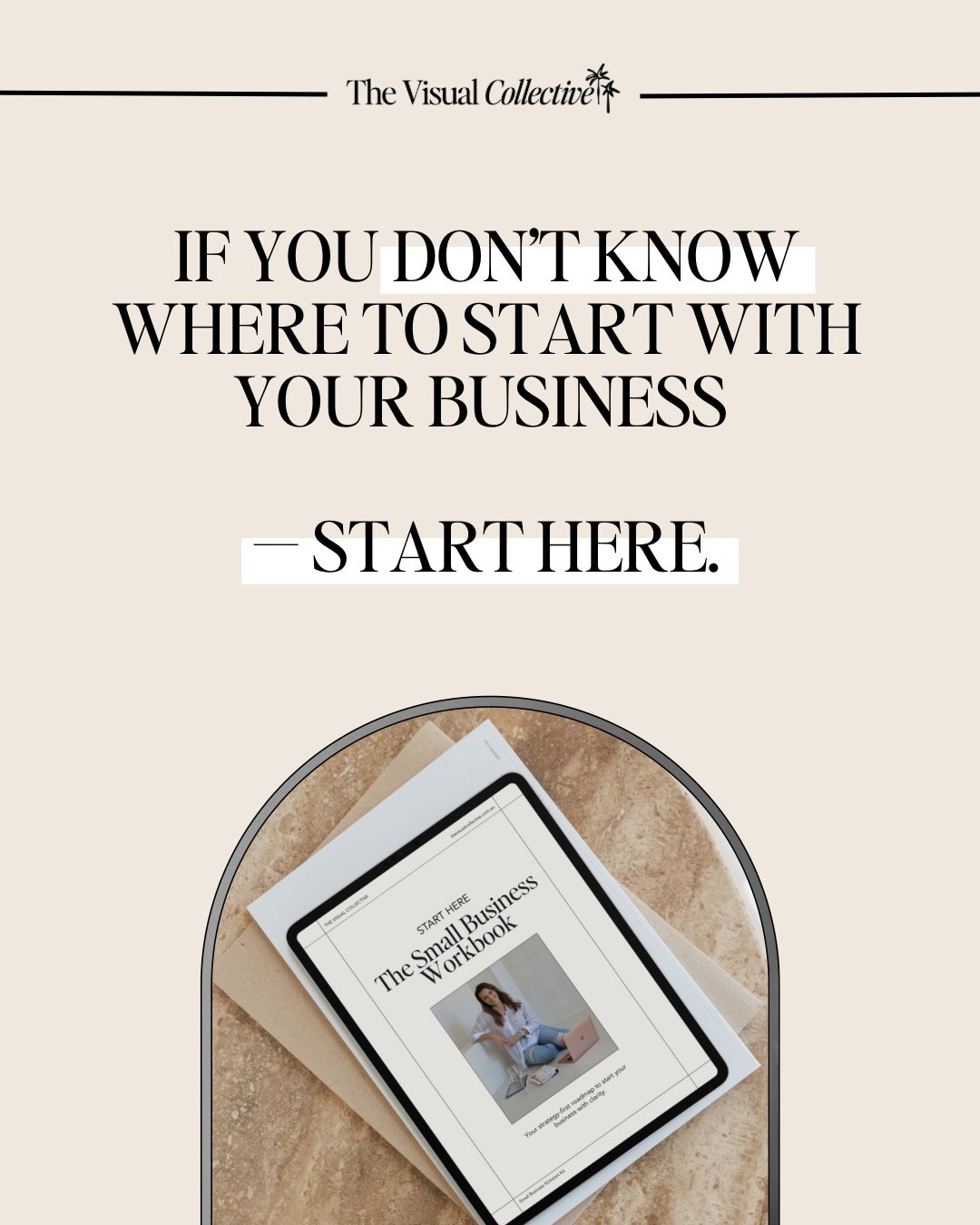 After working with so many new business owners, I realised something:

Most people aren&rsquo;t ready for branding or a website yet.
They&rsquo;re still trying to figure out what to do first &mdash; which is totally normal.

So I created Start Here: 