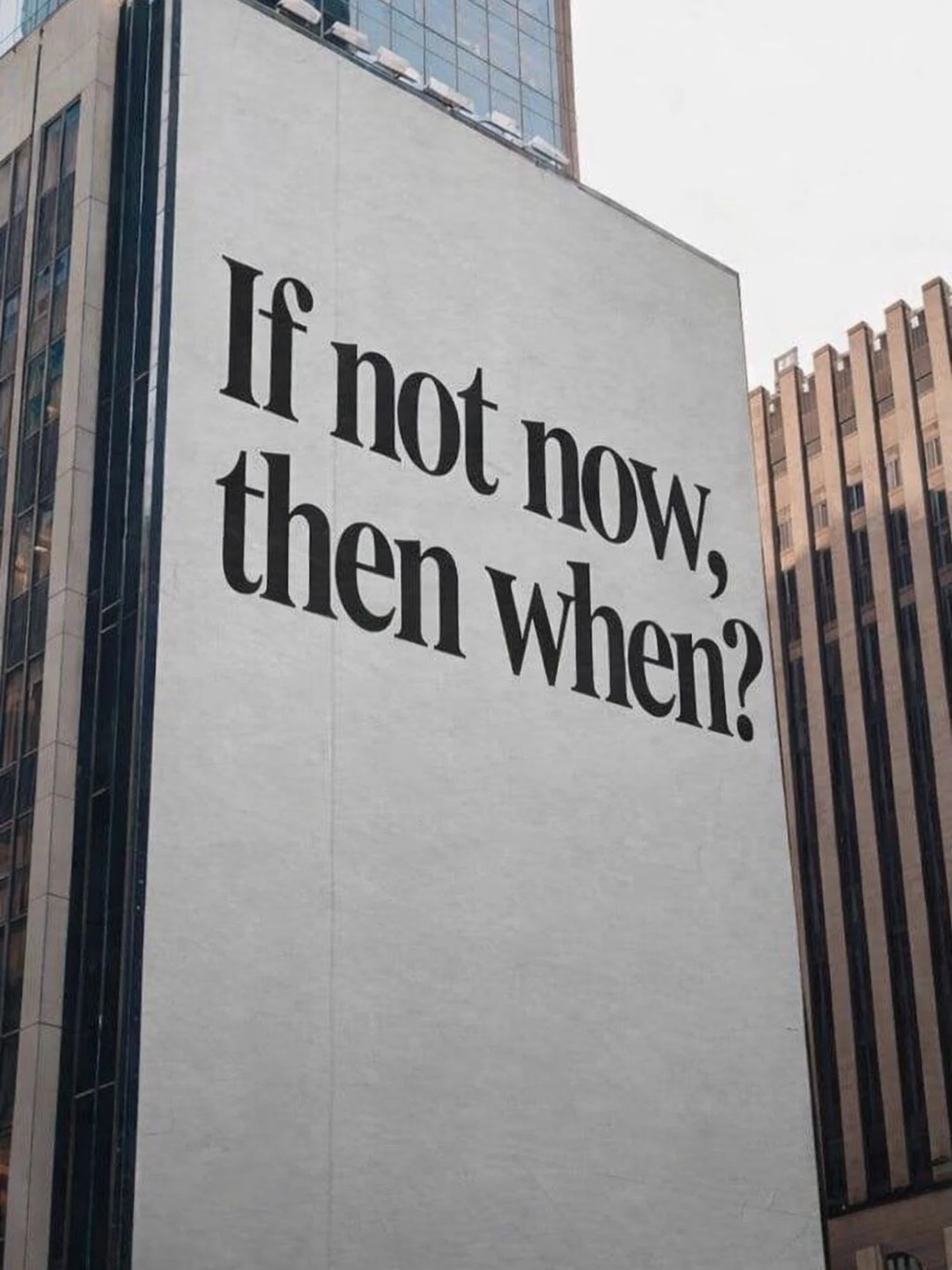 If not now, then when?

I can&rsquo;t tell you how many clients come to me and say,
&ldquo;I&rsquo;ve been thinking about this for years.&rdquo;

Years of DIYing. Years of putting it off. Years of knowing their business had outgrown their brand but c