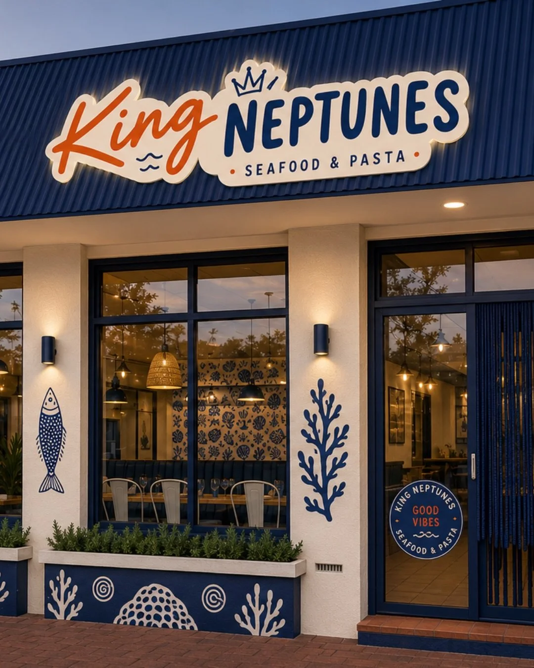What if your business looked as professional as it deserves to be?

This King Neptunes concept is a passion project I created to show just how powerful branding can be.

The right branding does more than make your business look good.

It helps you:
&