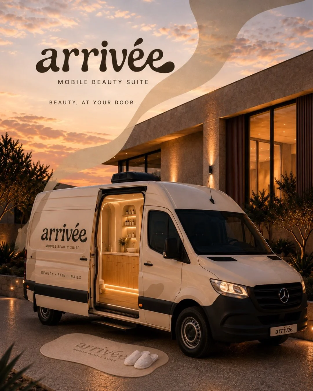 Part 12 of my Local Business Glow Up Series
Not every business begins with a shopfront.
Sometimes it begins with an empty van, a big idea and a brand designed to bring it all to life.

Pronounced &ldquo;ah-ree-VAY&rdquo;, arriv&eacute;e is French for