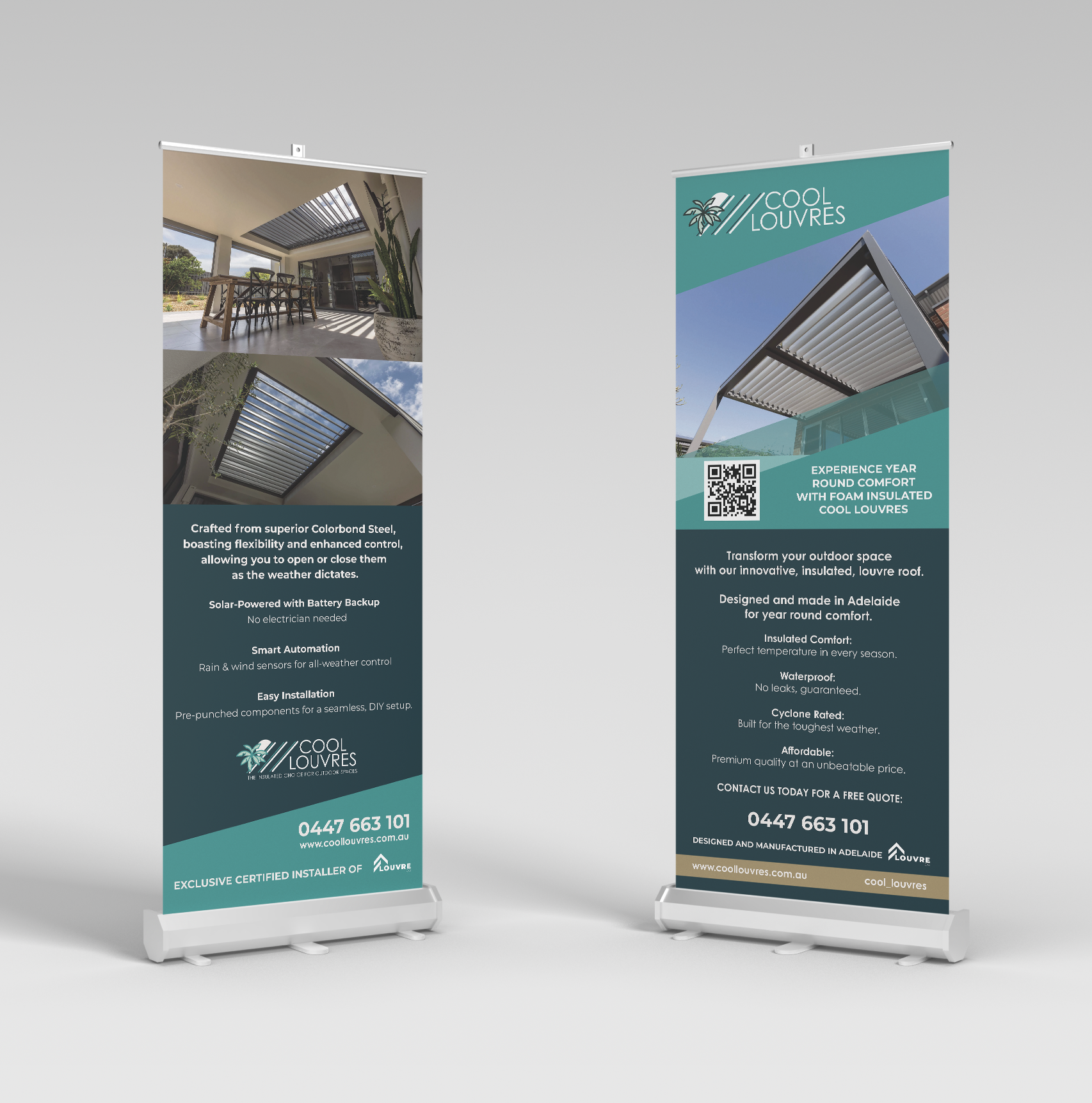 Branding and Promotional Material for Cool Louvres
