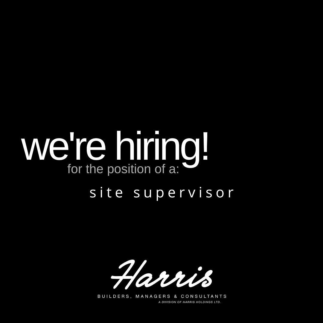 We have an incredibly busy 2023 coming up which means we need to grow our team! We&rsquo;re looking to add a site supervisor with prior experience in residential construction. 

Please send resumes and inquires to info@harrisholdings.ca and tag anyon