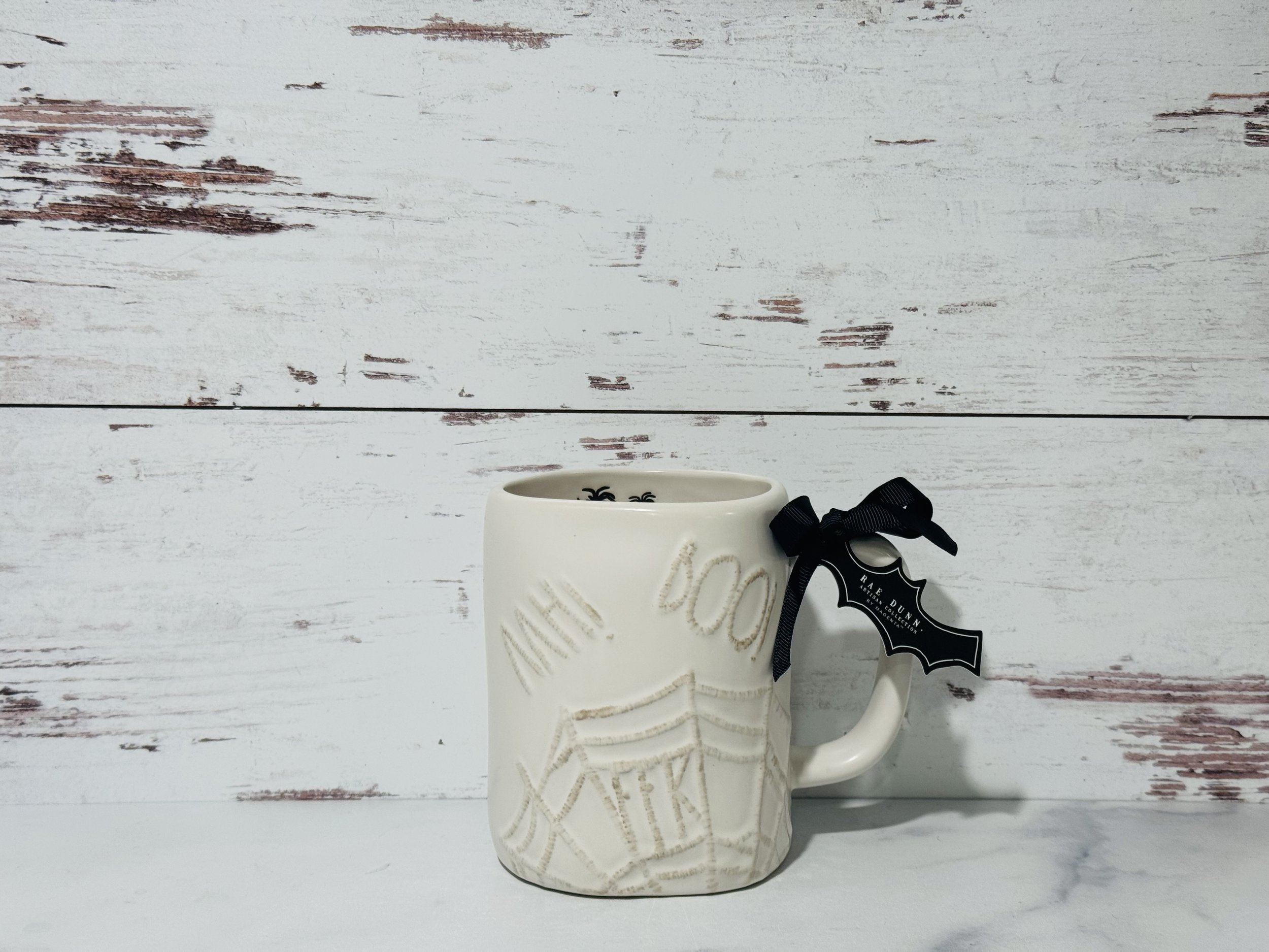AHH! BOO! EEK! Spiderweb Mug