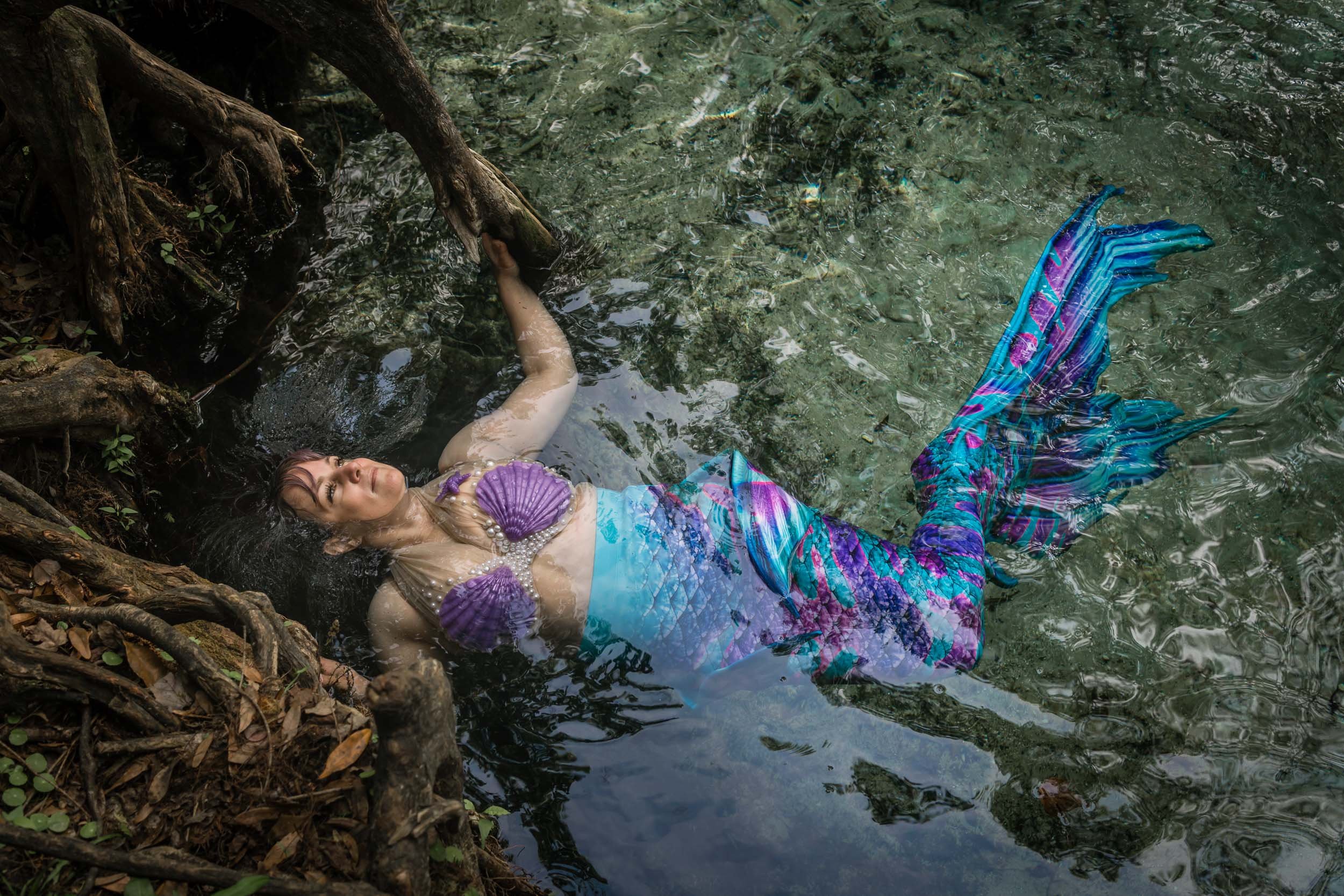 Portrait of mermaid Eryn