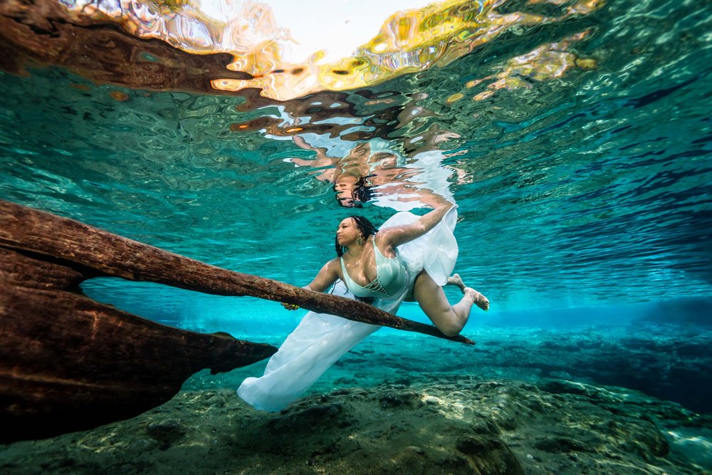 Underwater photo of Yasmine