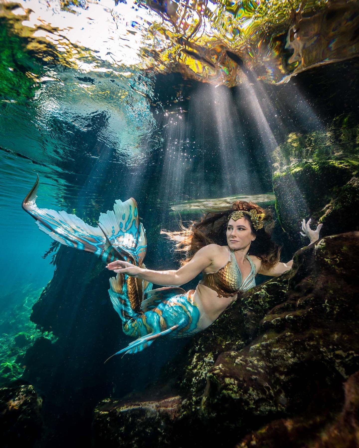 I can&rsquo;t get enough of days like this. ✨ 

A special thank you to @mermaidvayna from 
@wwmermaids for coming down to the cenotes to shoot with me, I can&rsquo;t wait for the next time we meet underwater! 

Whether you&rsquo;re an experience merm