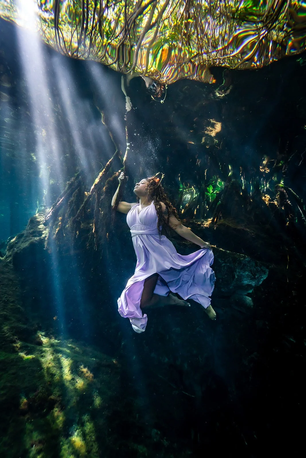 Cenote Underwater photography