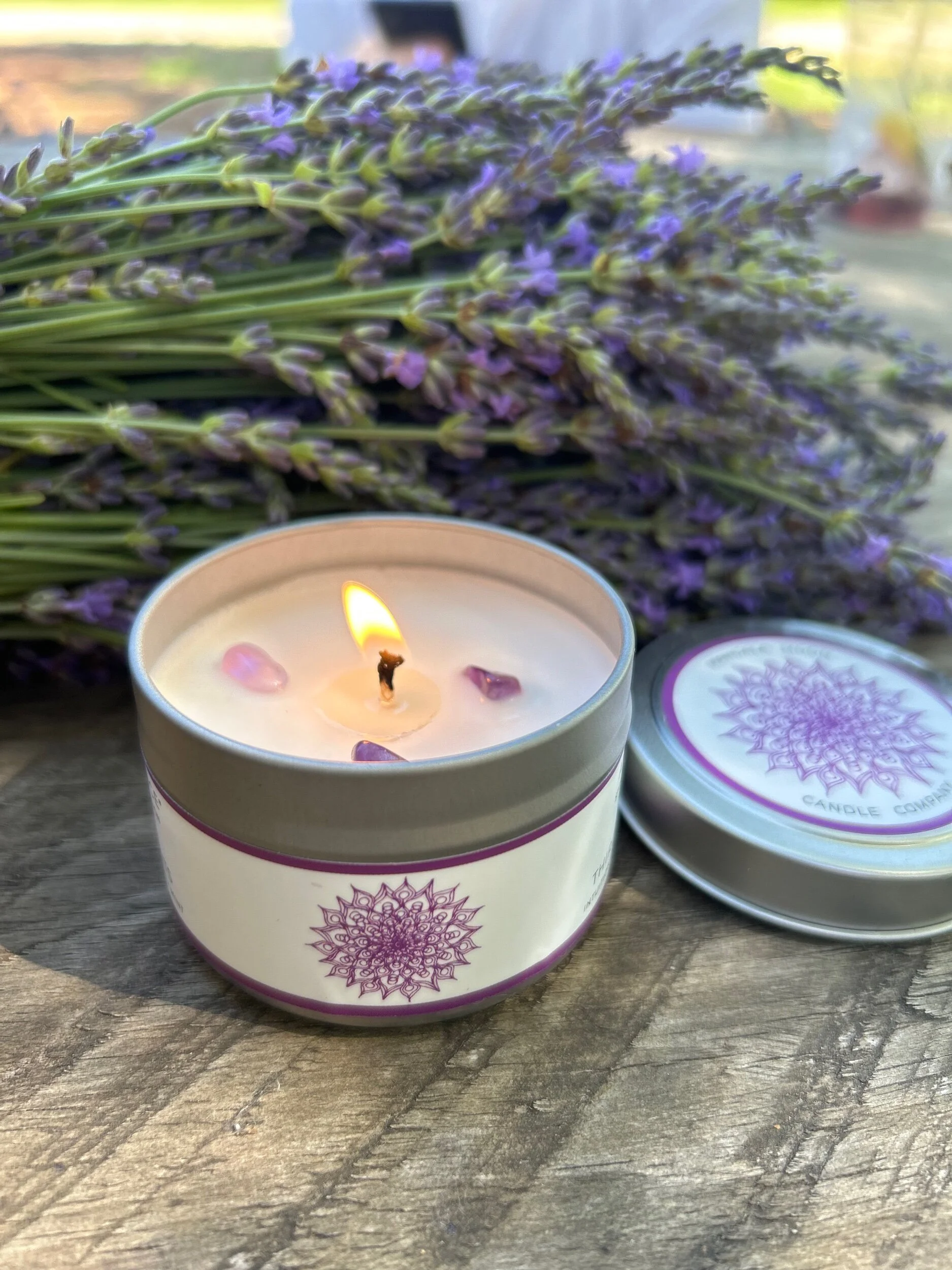 Violet Dance — Mandala Moon Candle Co.