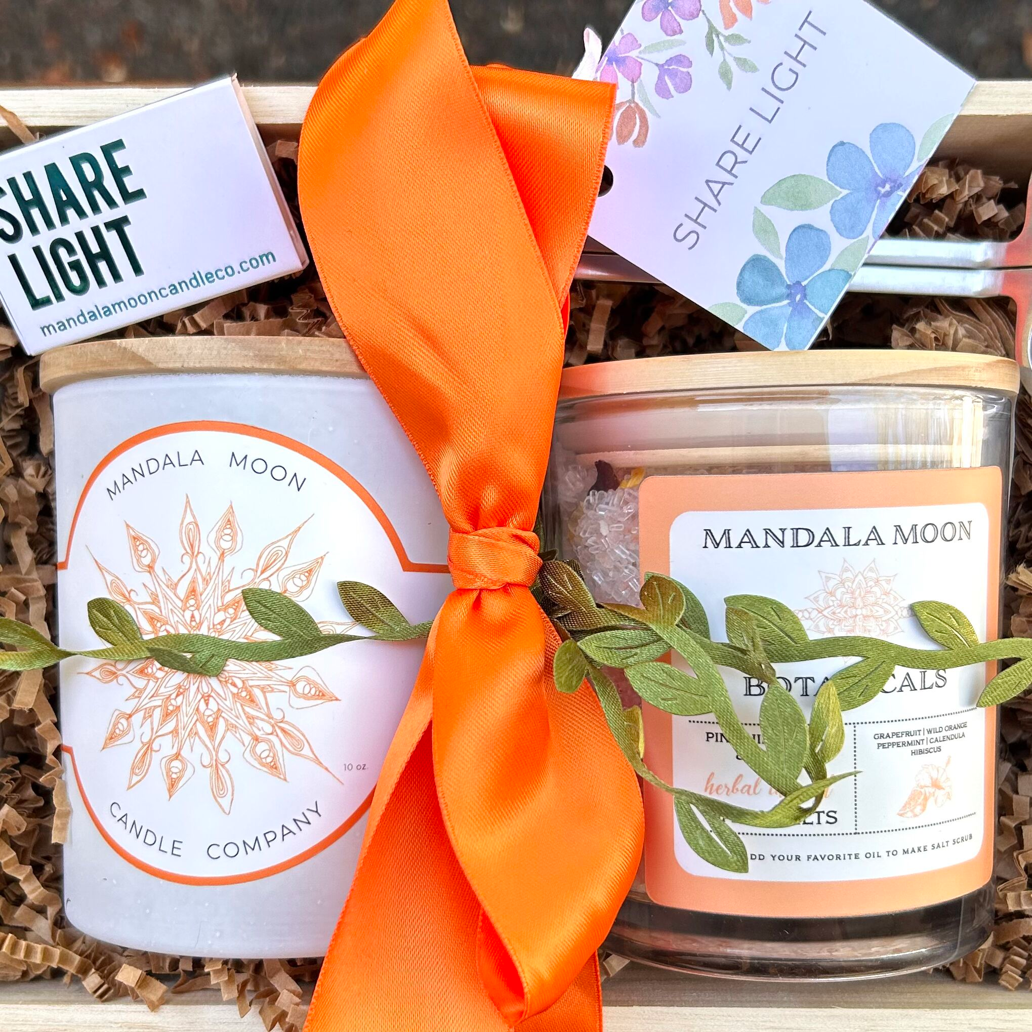 NEW Custom Wooden Box Gift Sets — Mandala Moon Candle Co.