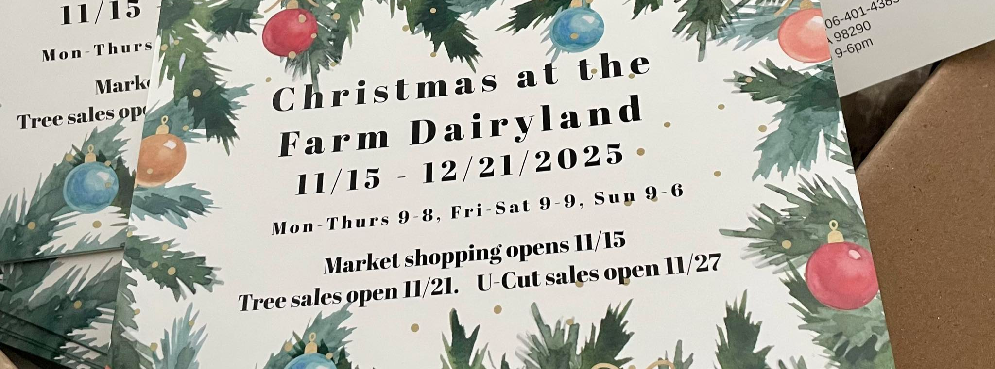 Christmas at the Farm Dairyland - Snohomish, WA