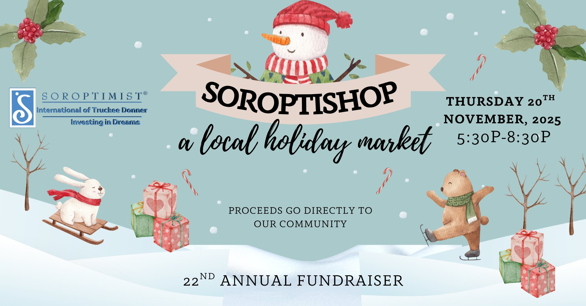 22nd Annual Soroptishop - Truckee, CA 