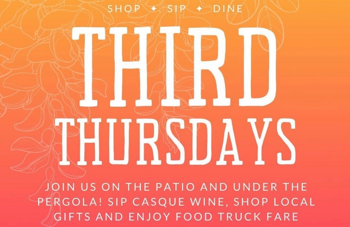 Third Thursday at Flower Farm Gift Shop &amp; Casque WInes - Loomis, CA