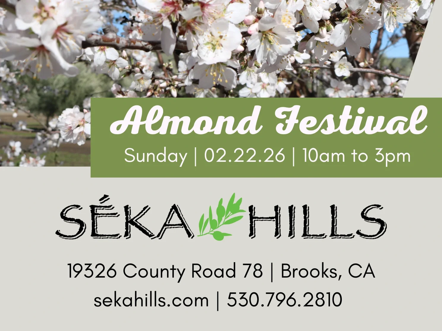 Almond Festival at Séka Hills