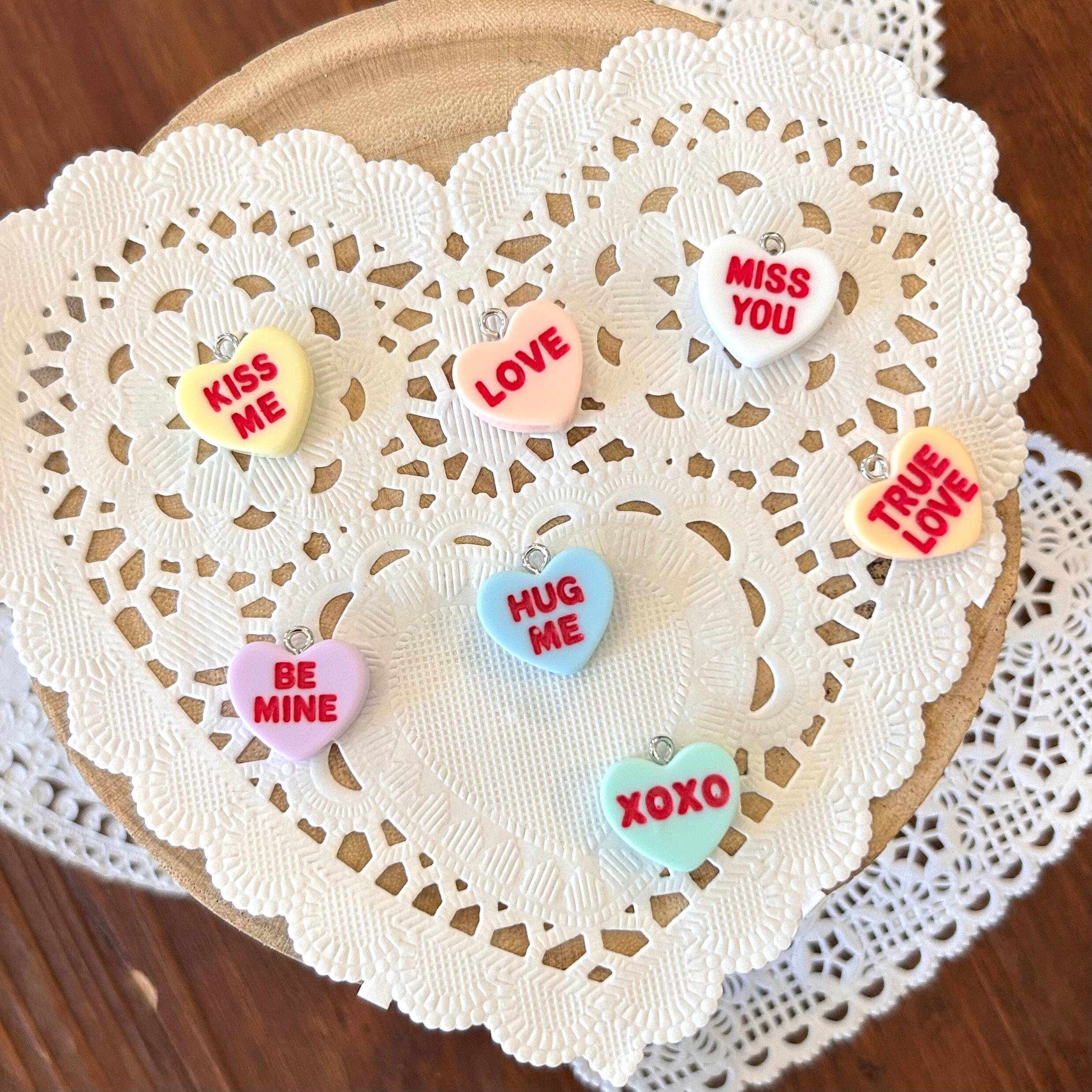 Candy Heart Charms