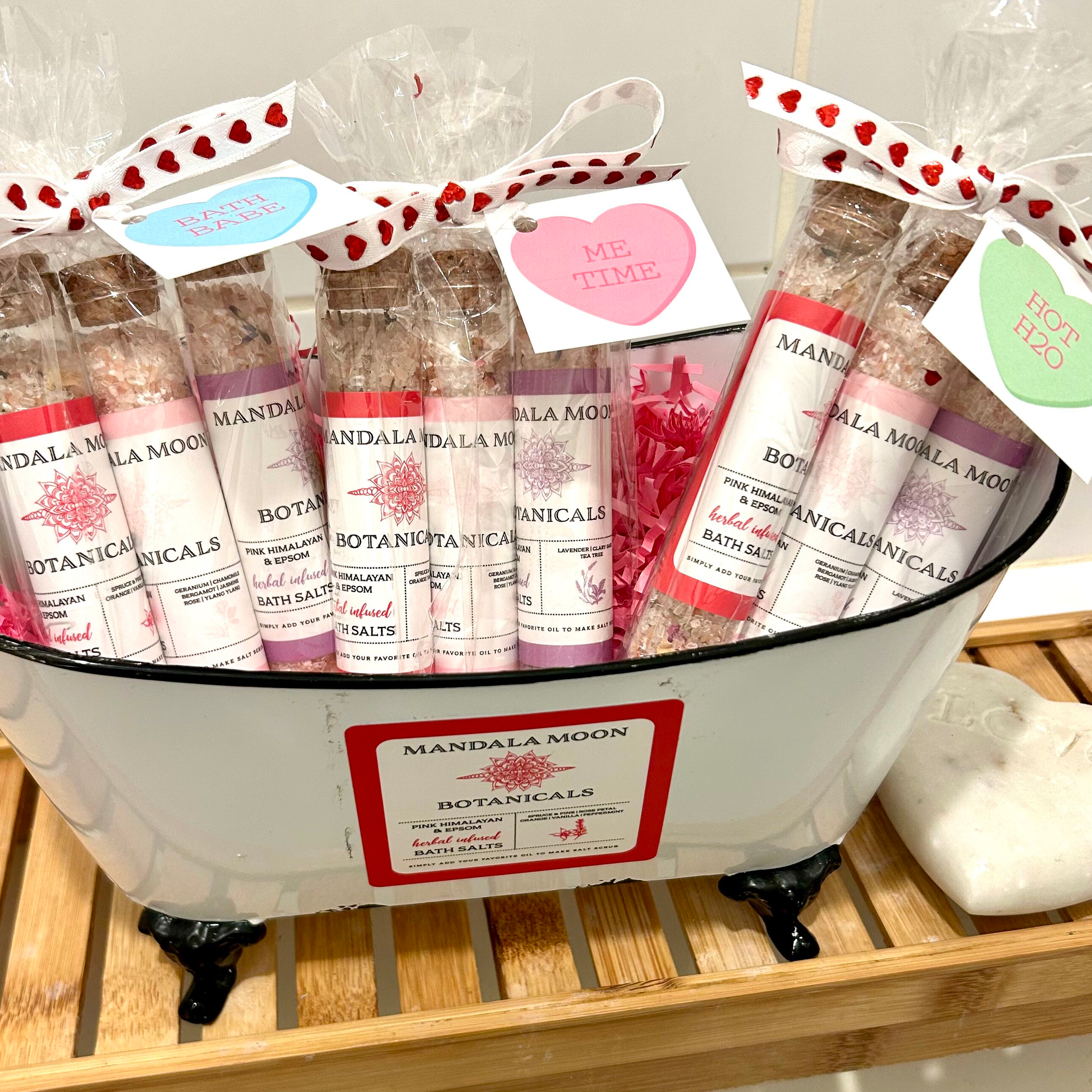 Candy Heart Botanical Salts