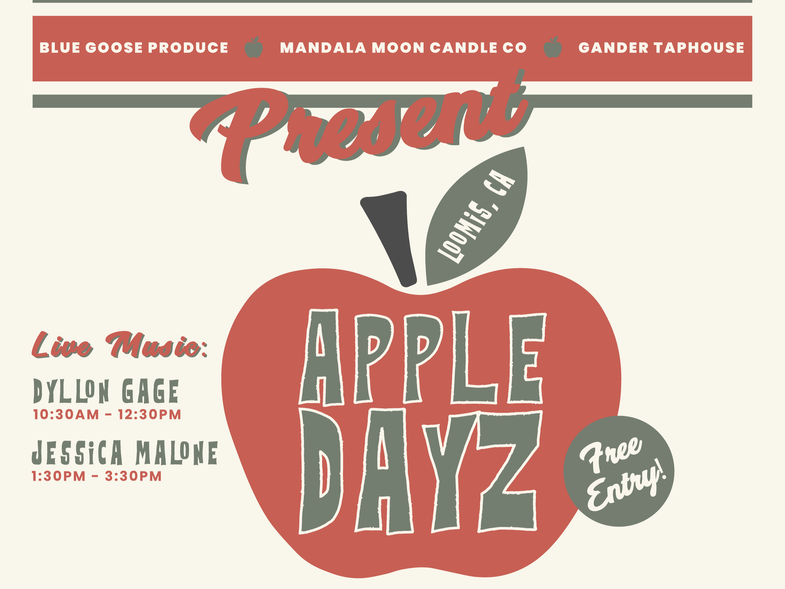 Apple Dayz Makers Market at The Blue Goose Fruit Shed - Loomis, CA