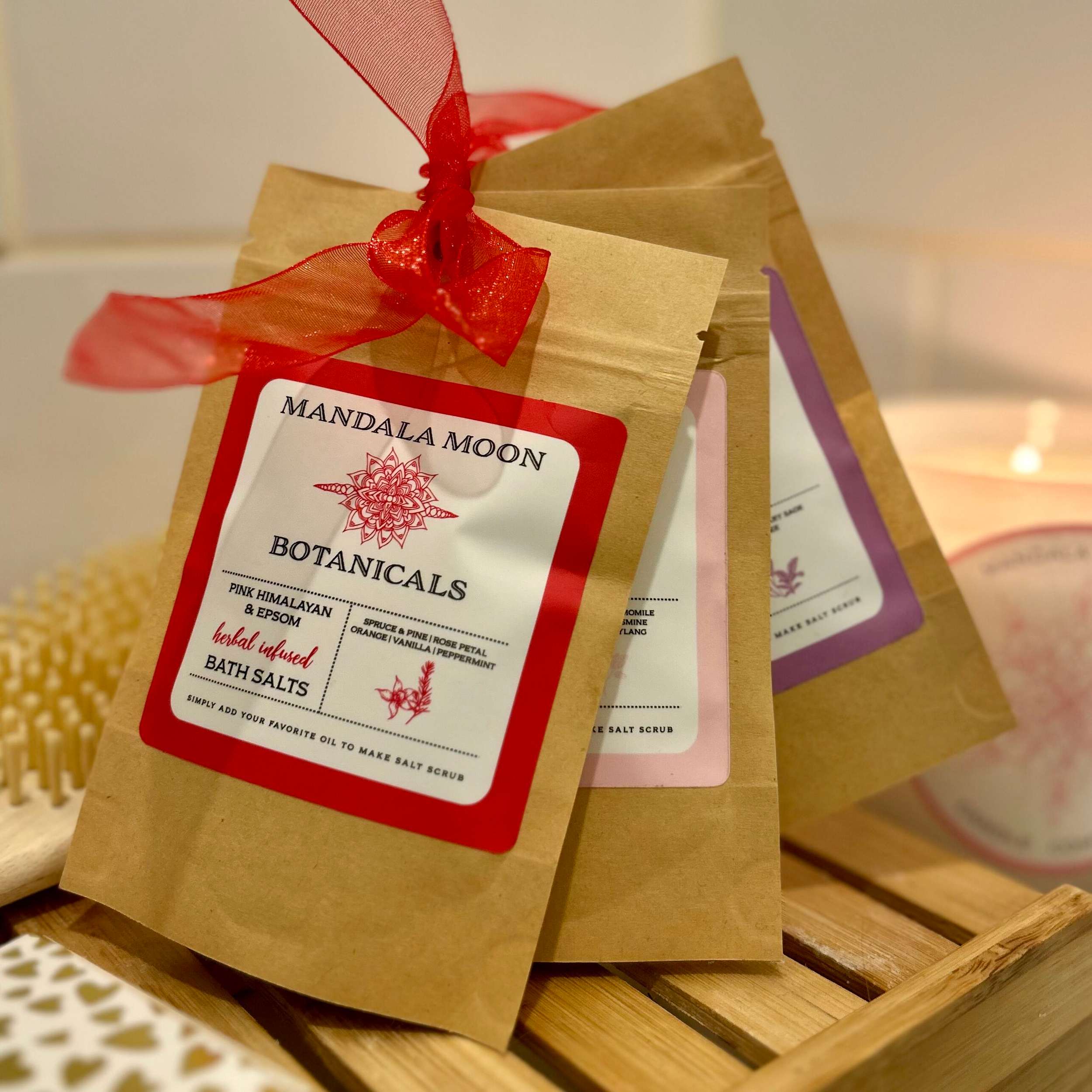 Valentine's Bath Salts Sampler Set $15