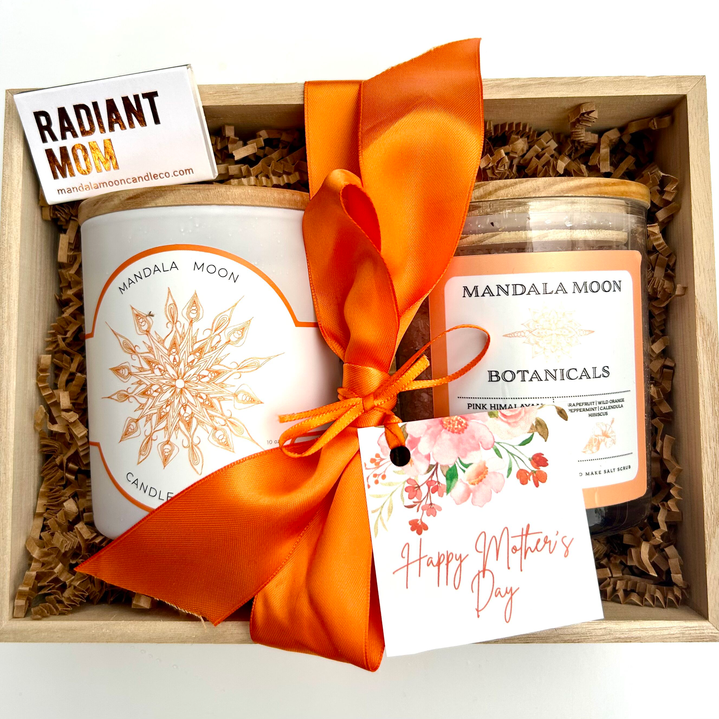 Mimosa Splash Candle + Bath Salt Gift Set