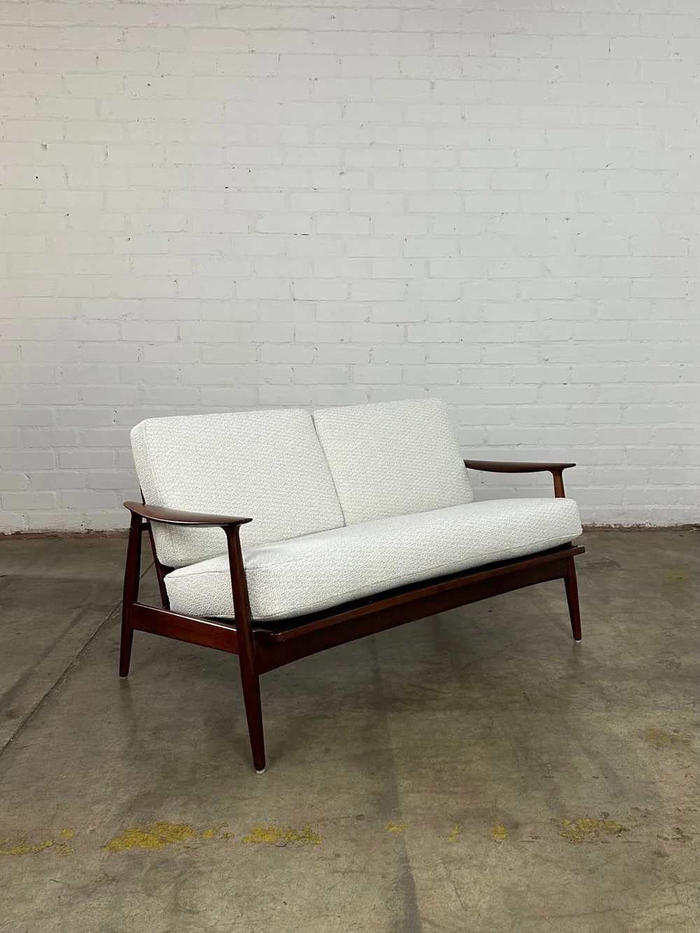 mid century danish modern couch