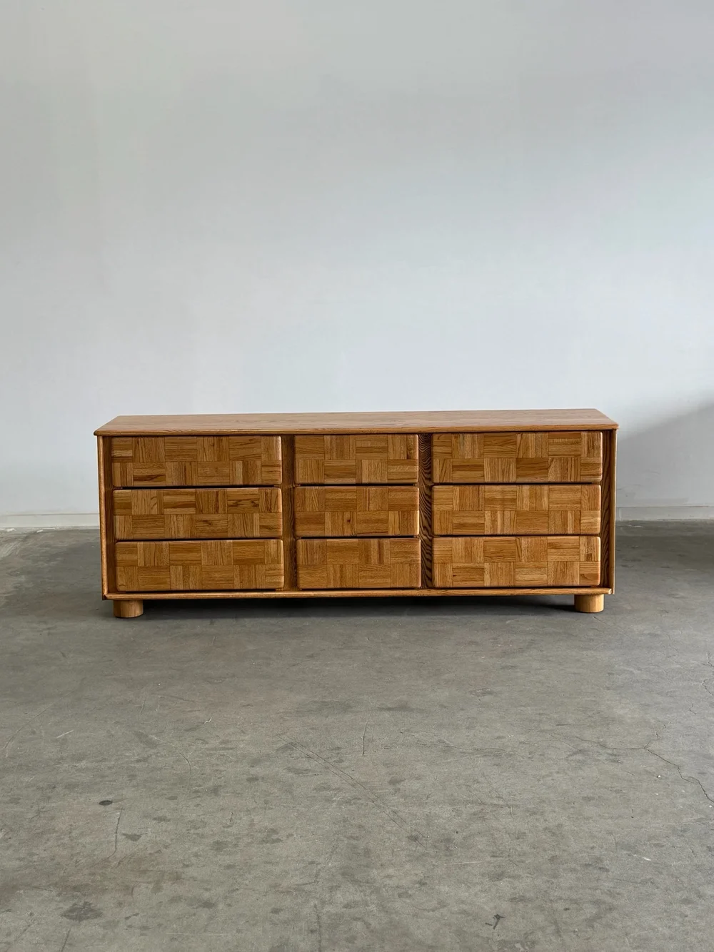 Post Modern Dresser in Oak  VINTAGE ON POINT