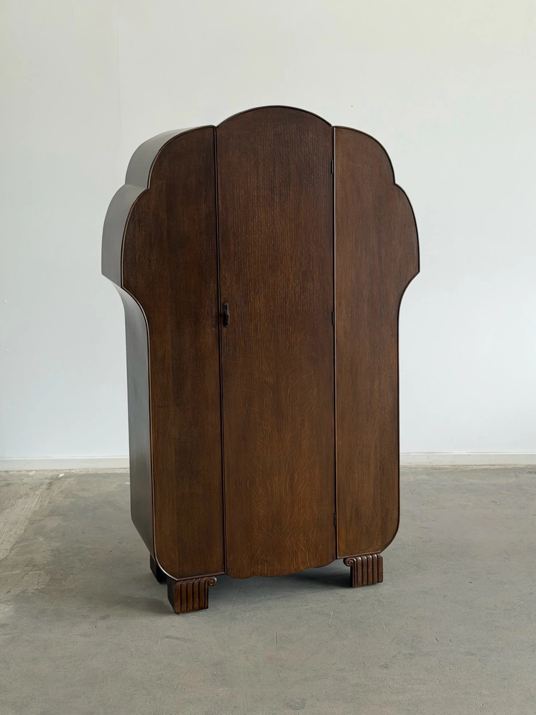 Art Deco Walnut Armoire