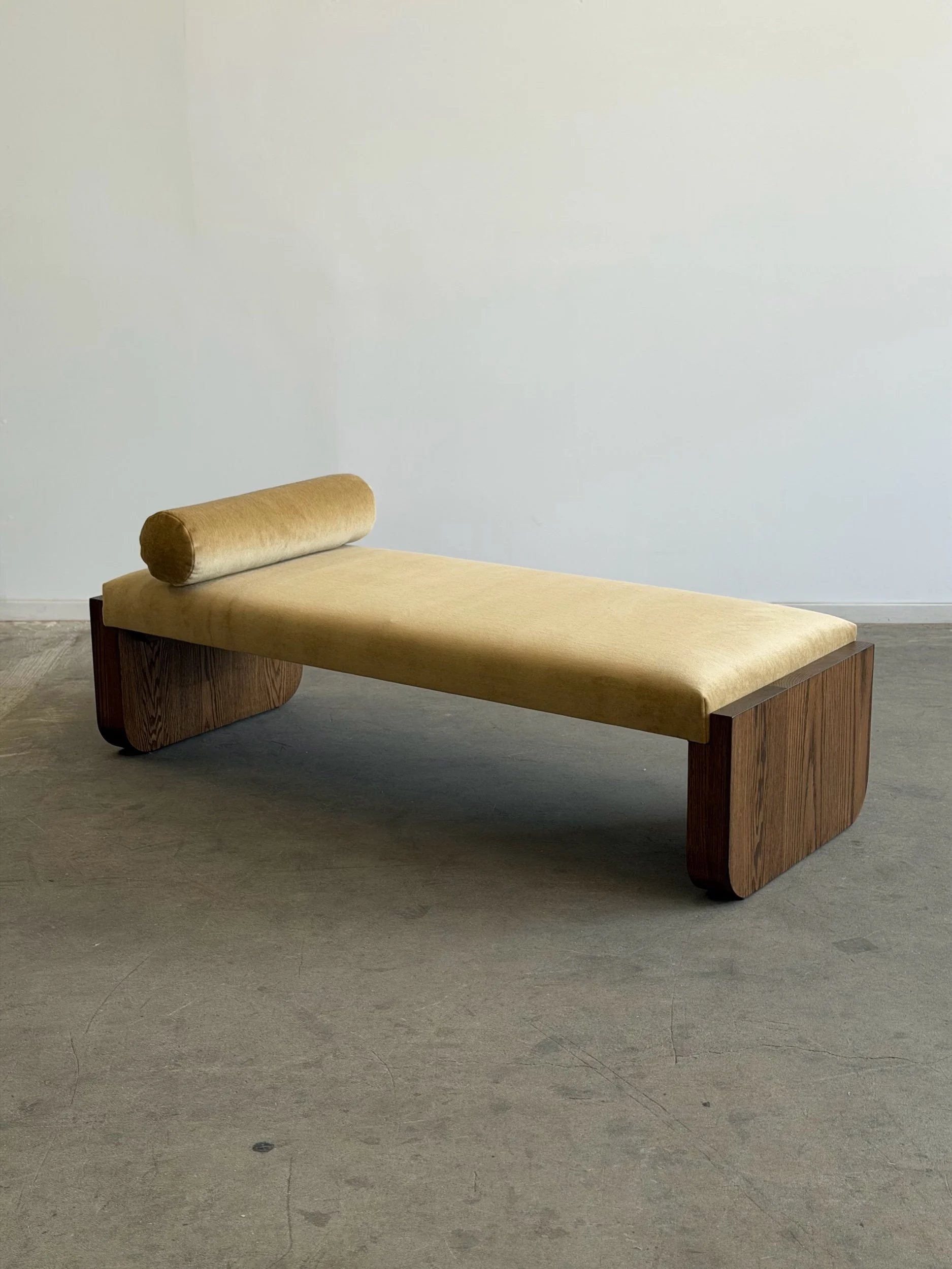 Made To Order: La Luna Daybed in Deadstock Mohair