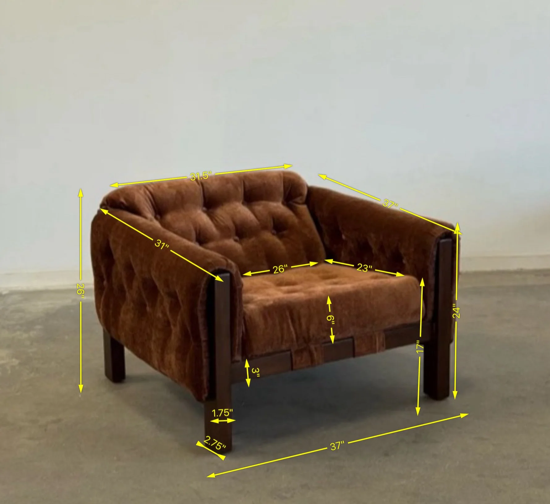 Made to Order Osasco Lounge Chair - Sold Separately