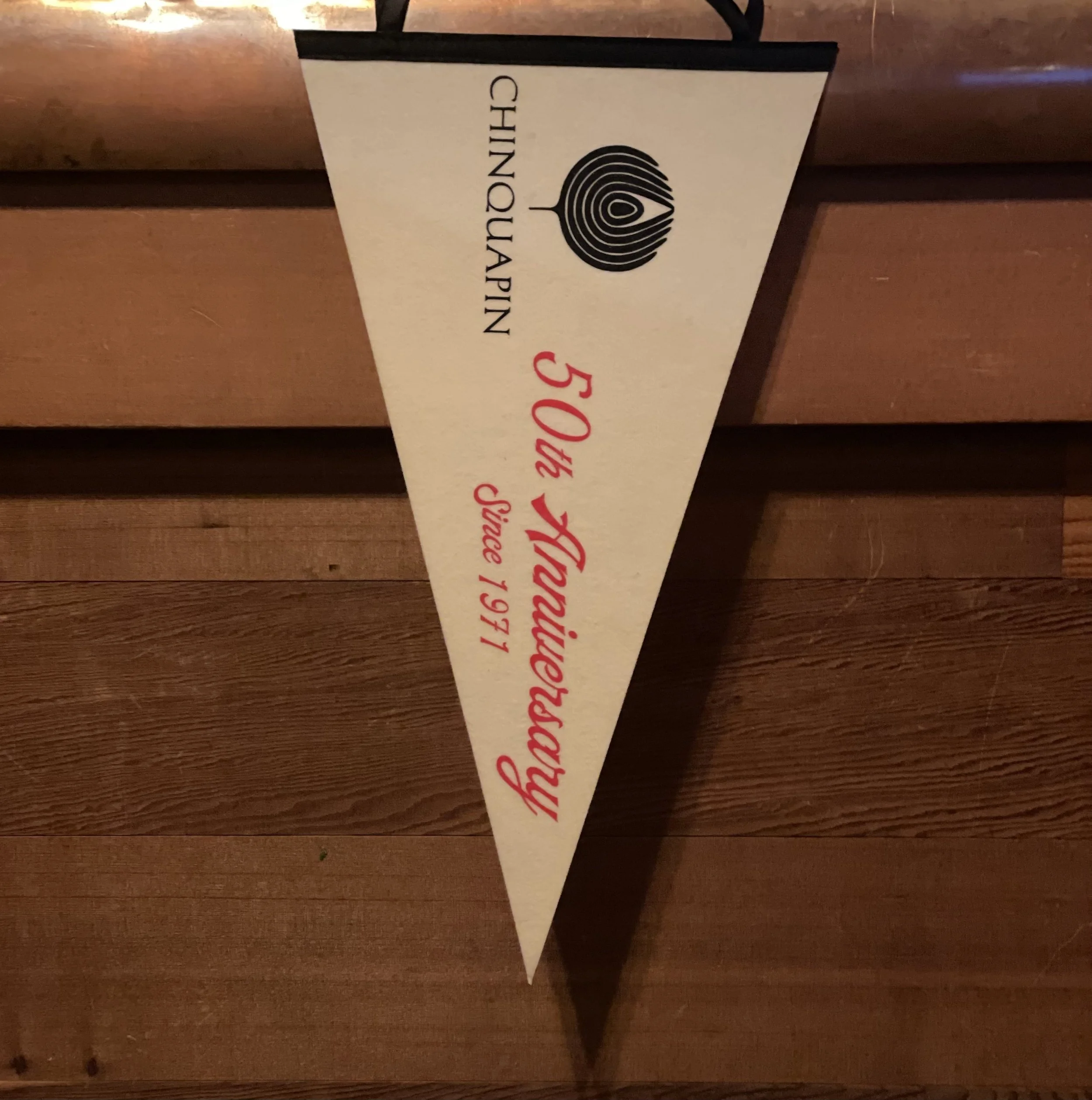 50th anniversary pennant flag