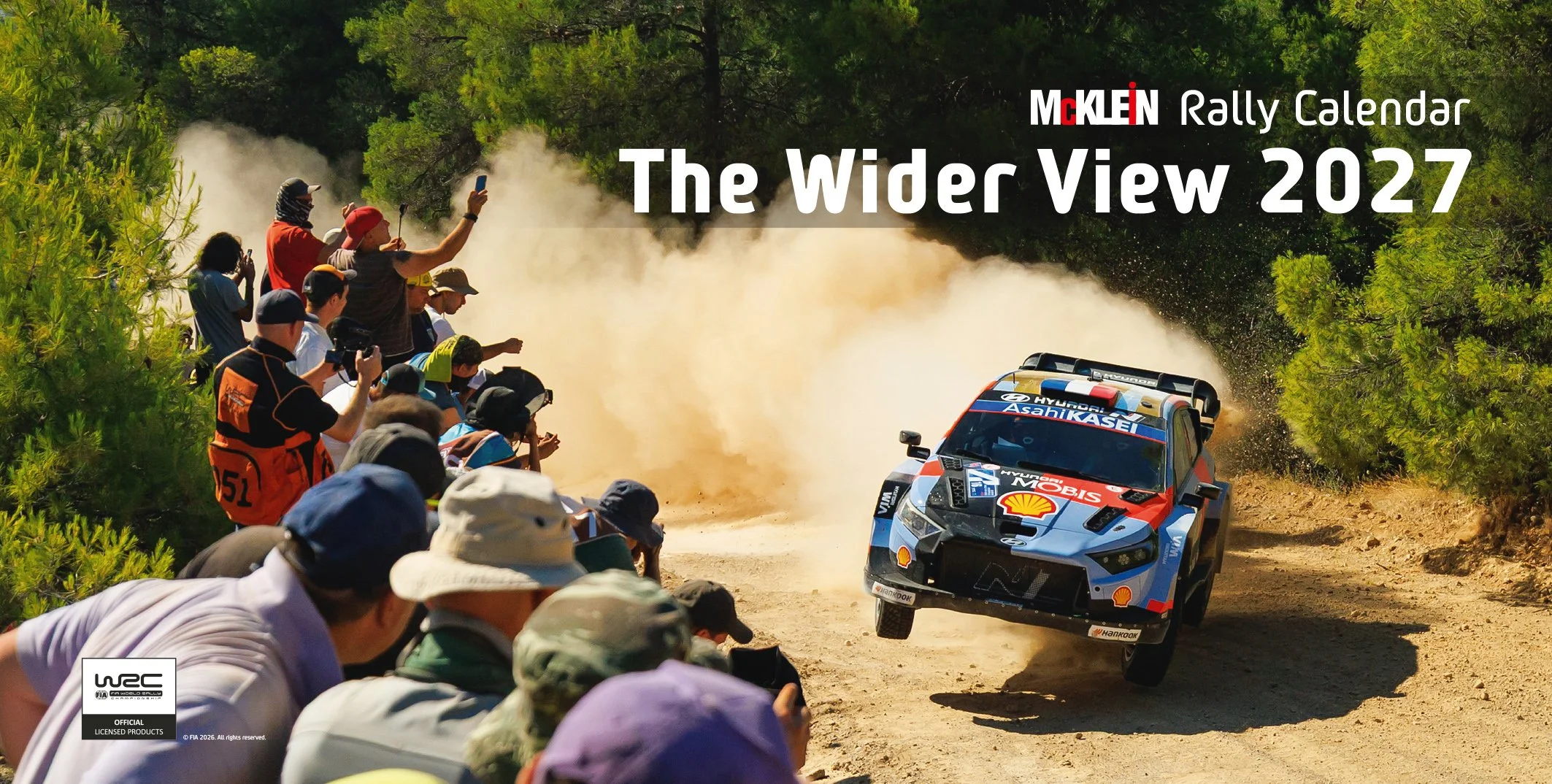 McKlein Wider View 2027 WRC Calendar
