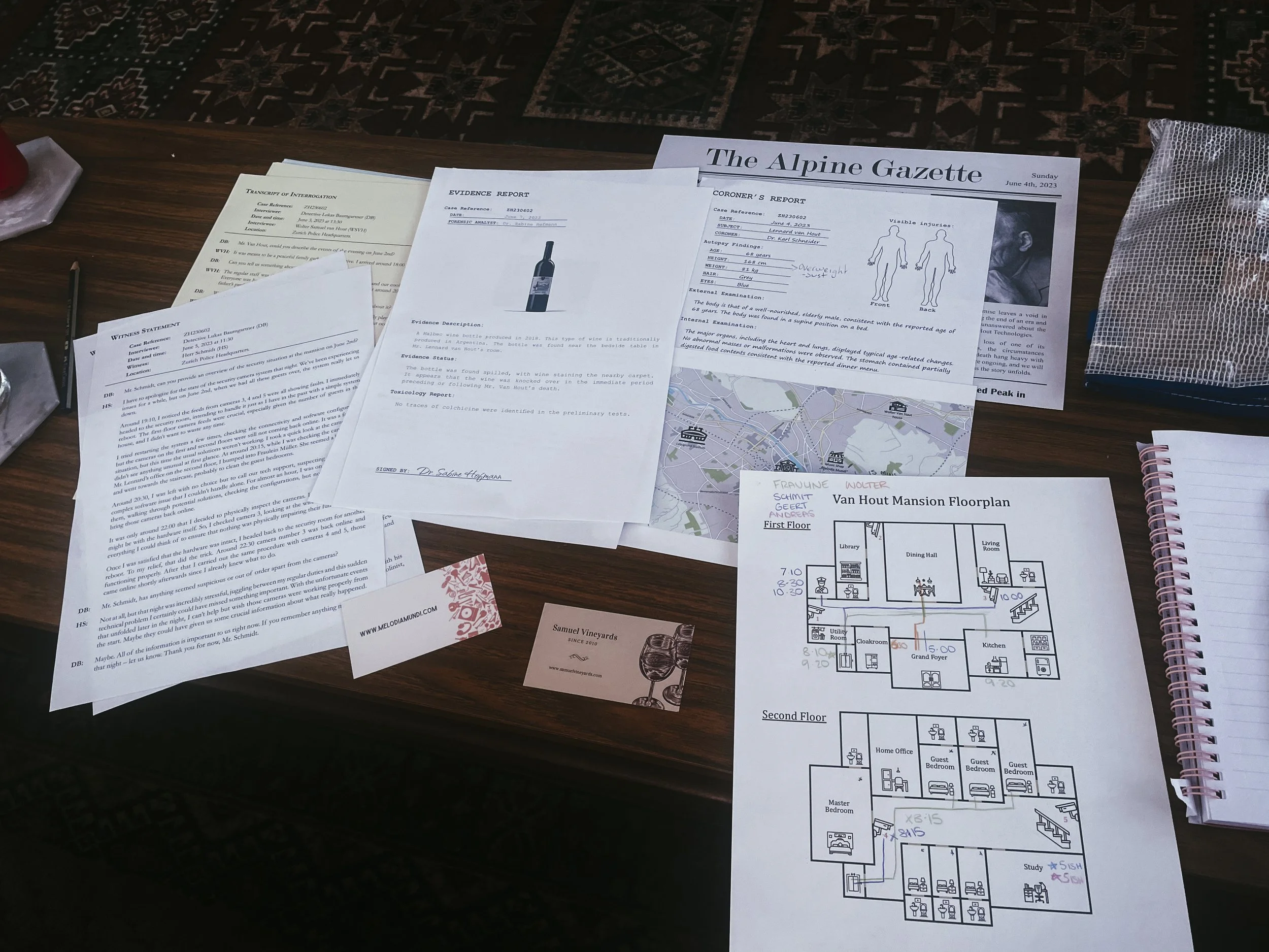 Detective Mystery Game