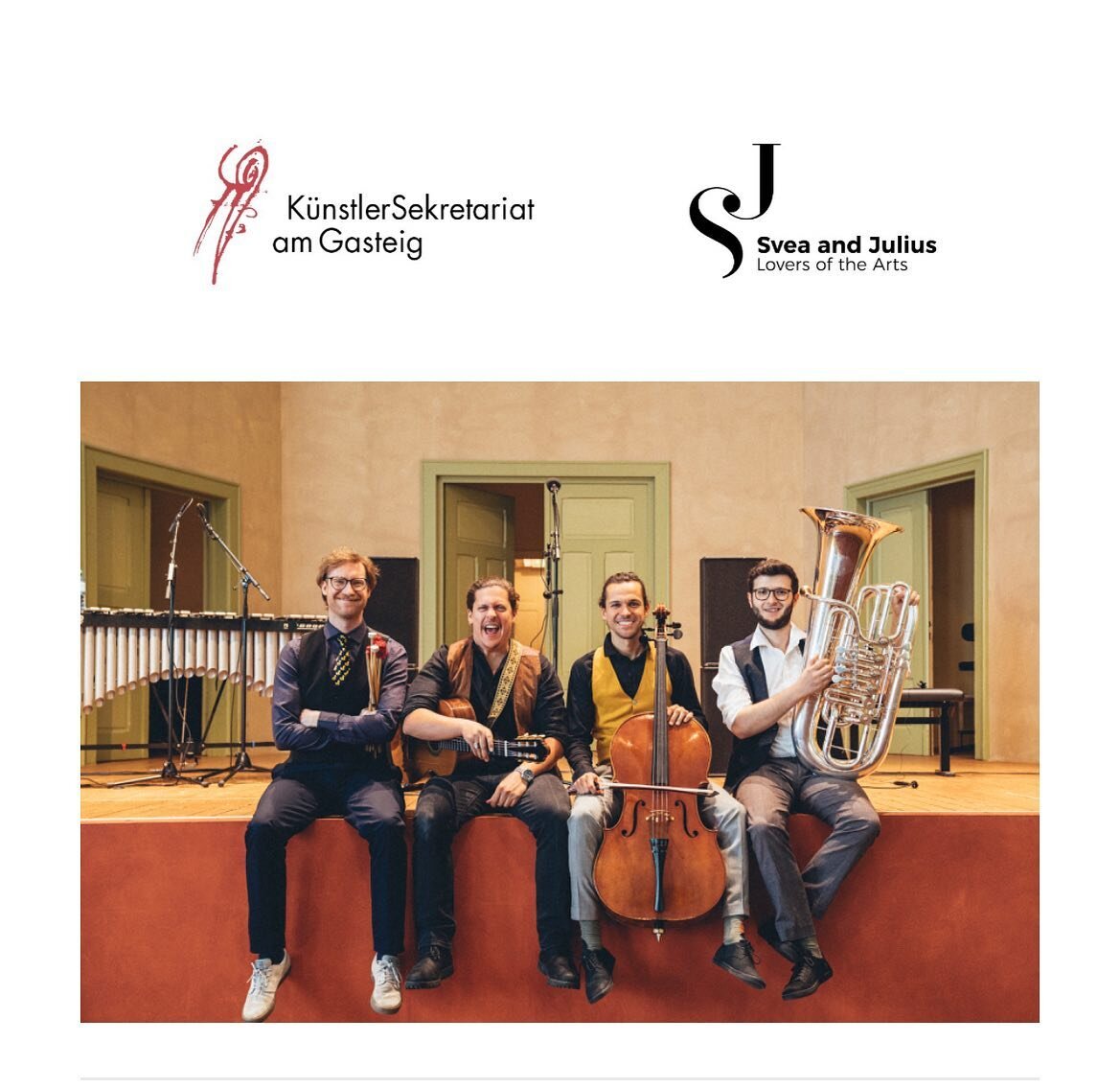 We are happy to announce that we are now officially a part of the KS Gasteig family together with @svea_julius !!! 🥳🥳🥳🥳🎤🎸🎻🎺🥁#ksgasteig