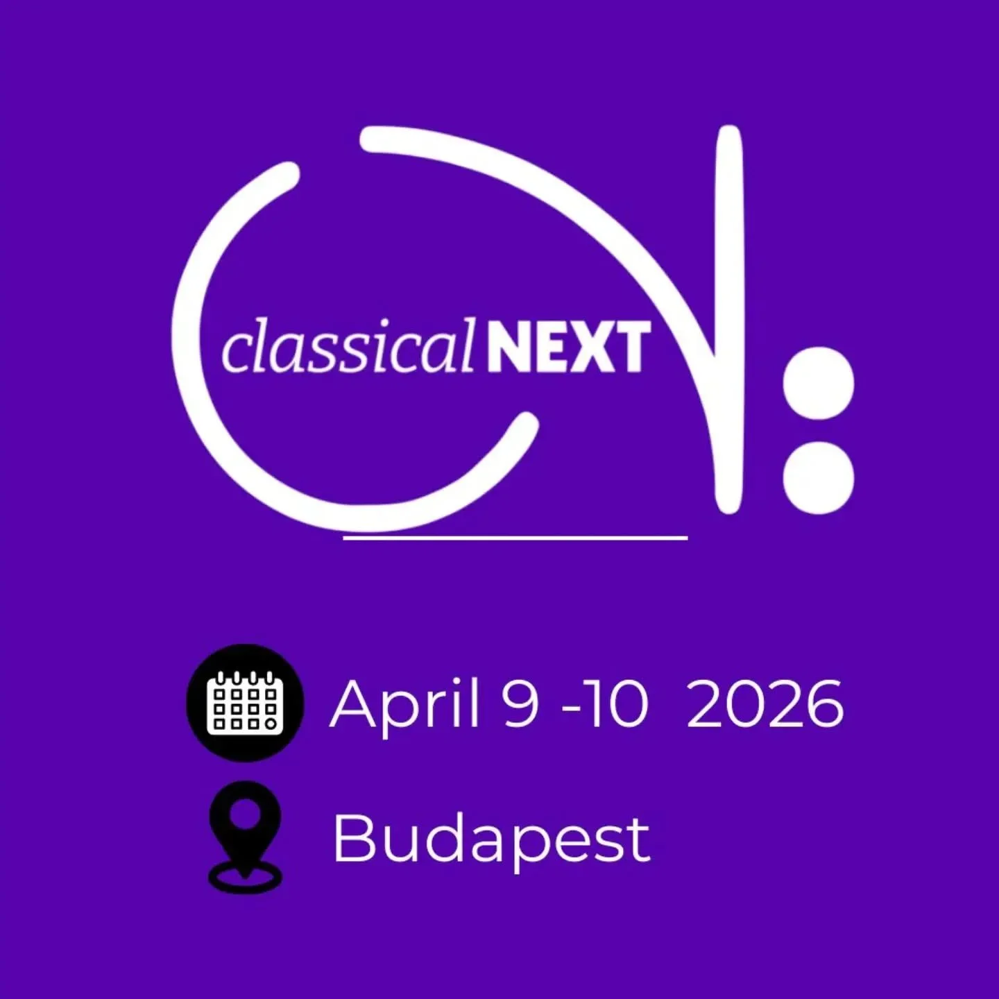 We'll be networking at the @classicalnext in Budapest this Thursday and Friday. Let us know if you're there and want to meet up.
.
.
.
#classicalnext #networking #musicbusiness