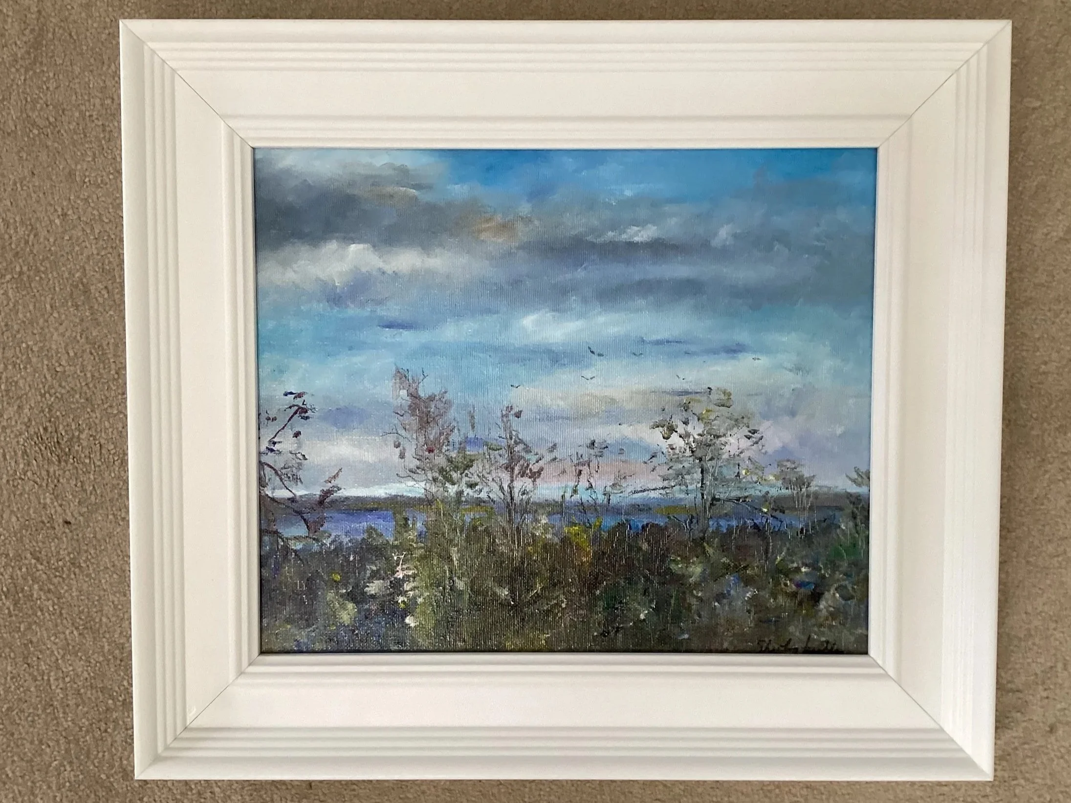 River Bank - Framed - 36 x 31 cm - £180