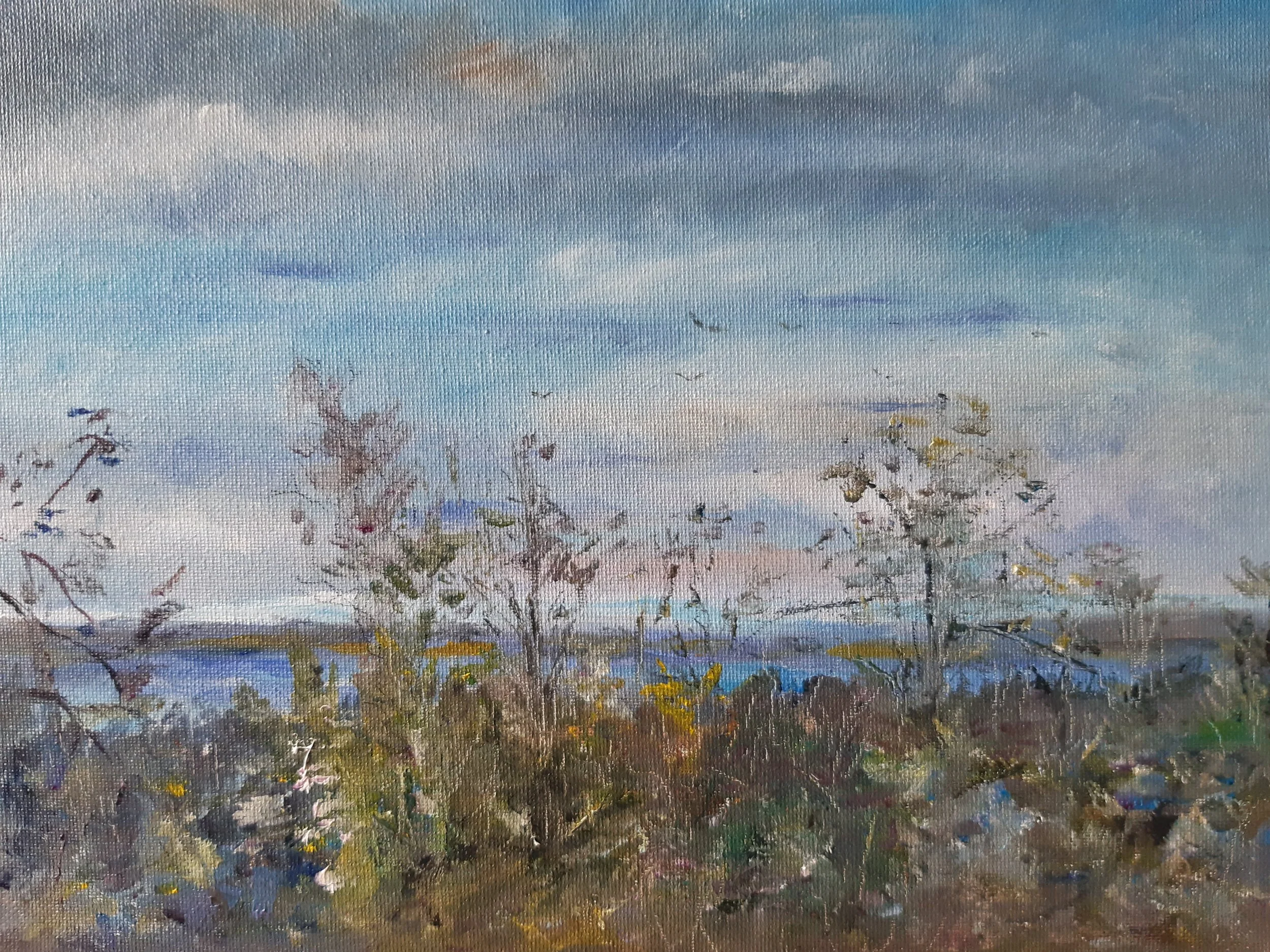 River Bank - Framed - 36 x 31 cm - £180