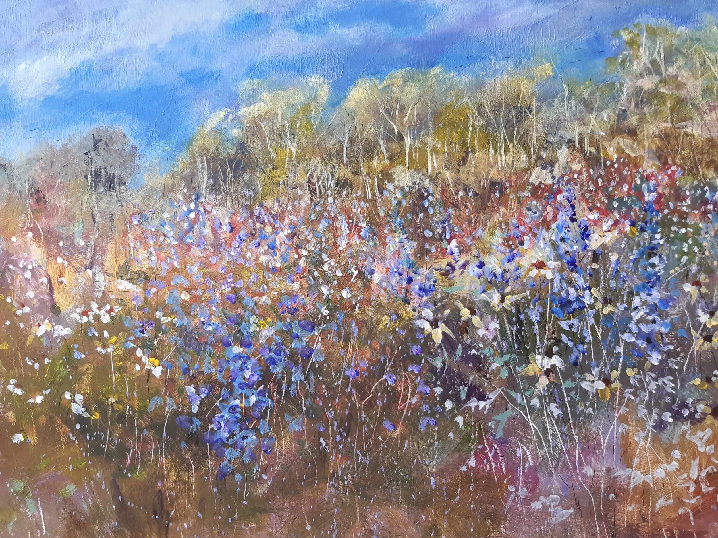 A Country Garden - For Sale - £400
Unframed on Board
64 x 60 cms