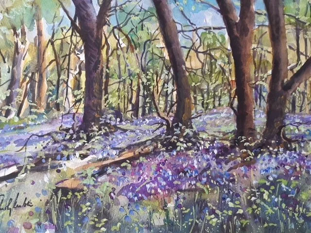 The Wood in Spring -
52.5 x 42.5 cm - Frame off white and white mount - £180