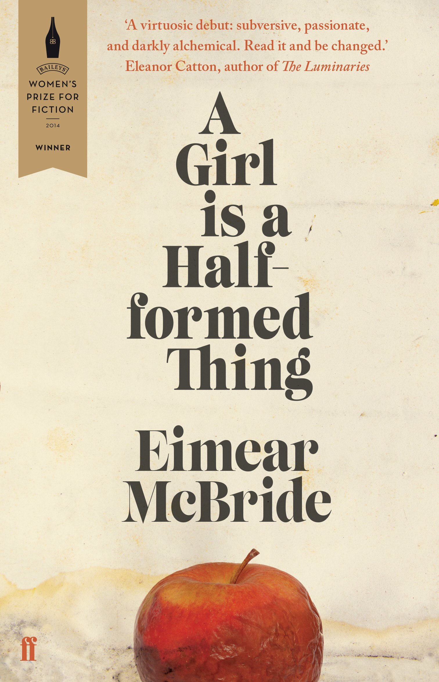 Book cover for A Girl is a Half-formed Thing 