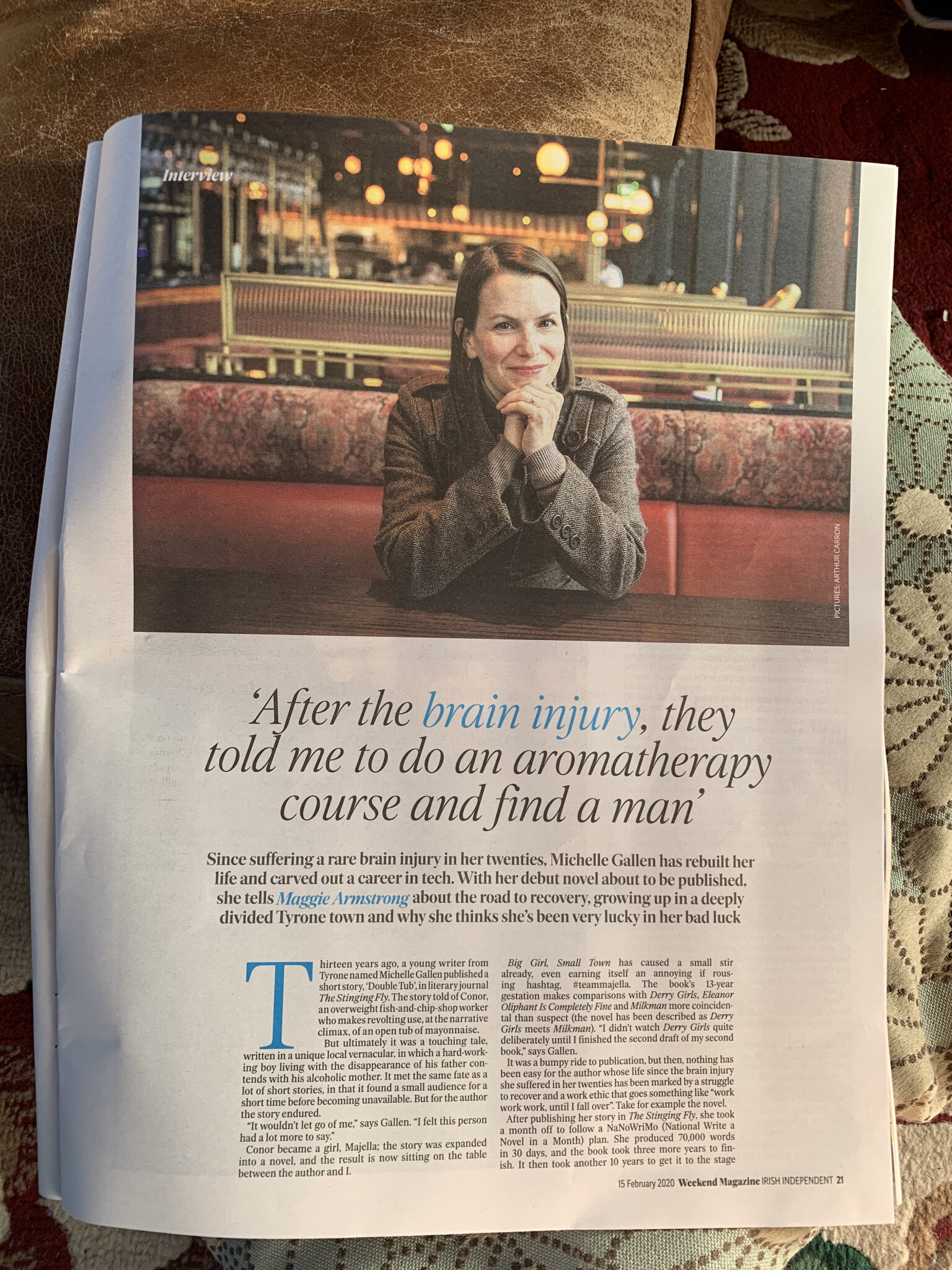 Featured in the Irish Independent