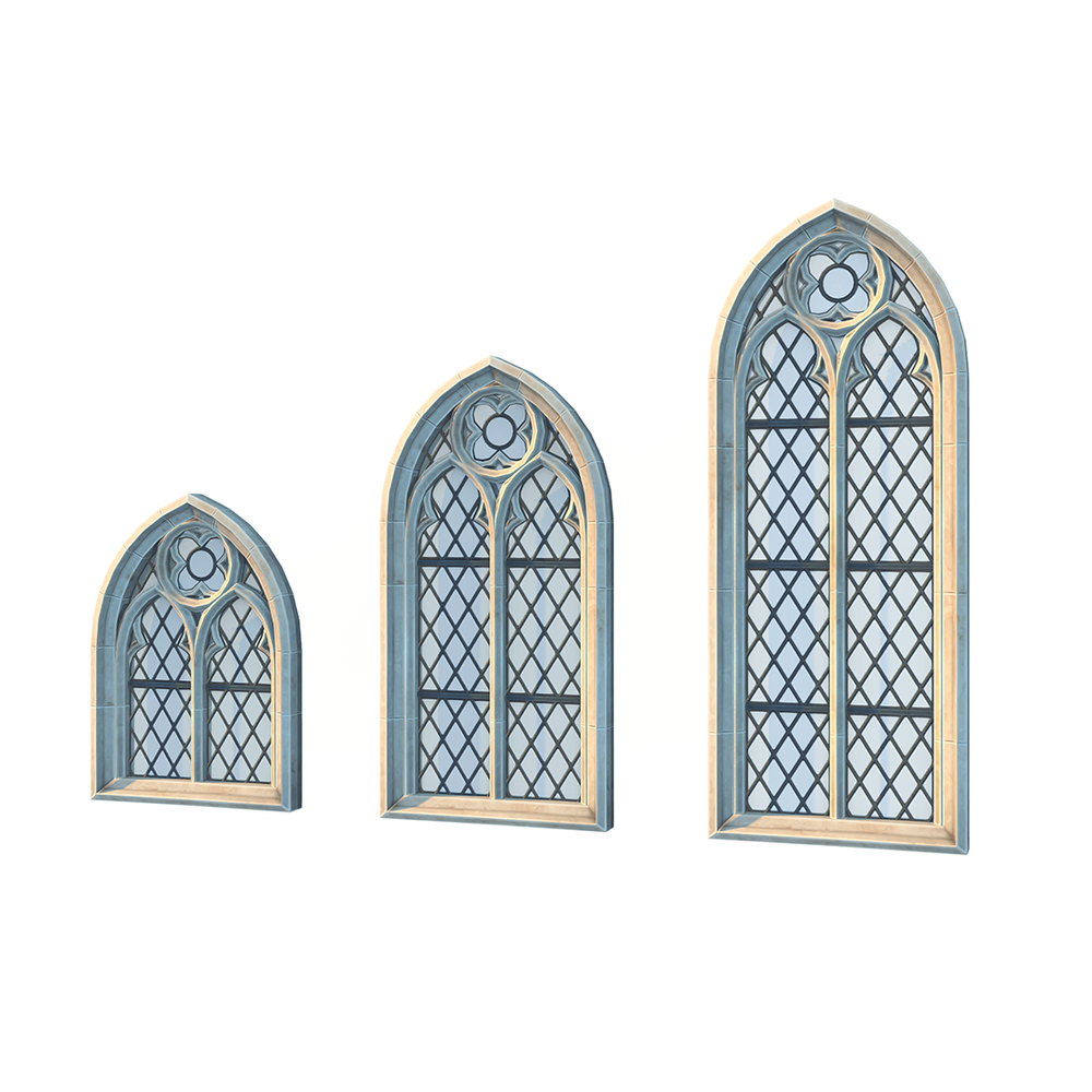 Gothic Revival Set Exterior — House of Harlix