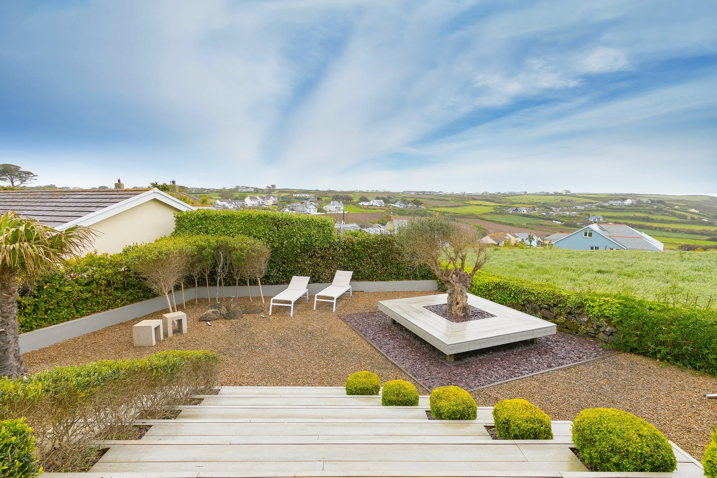  Garden - view East from deck 