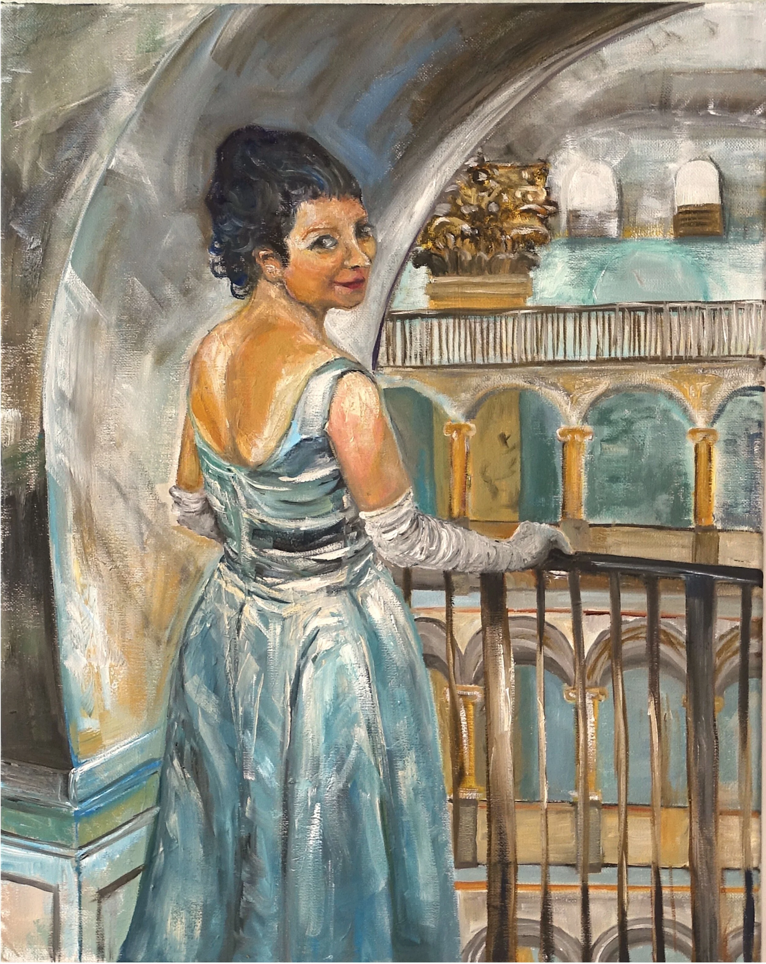 Emily, 2018, oil on canvas, 18 x 24 inches