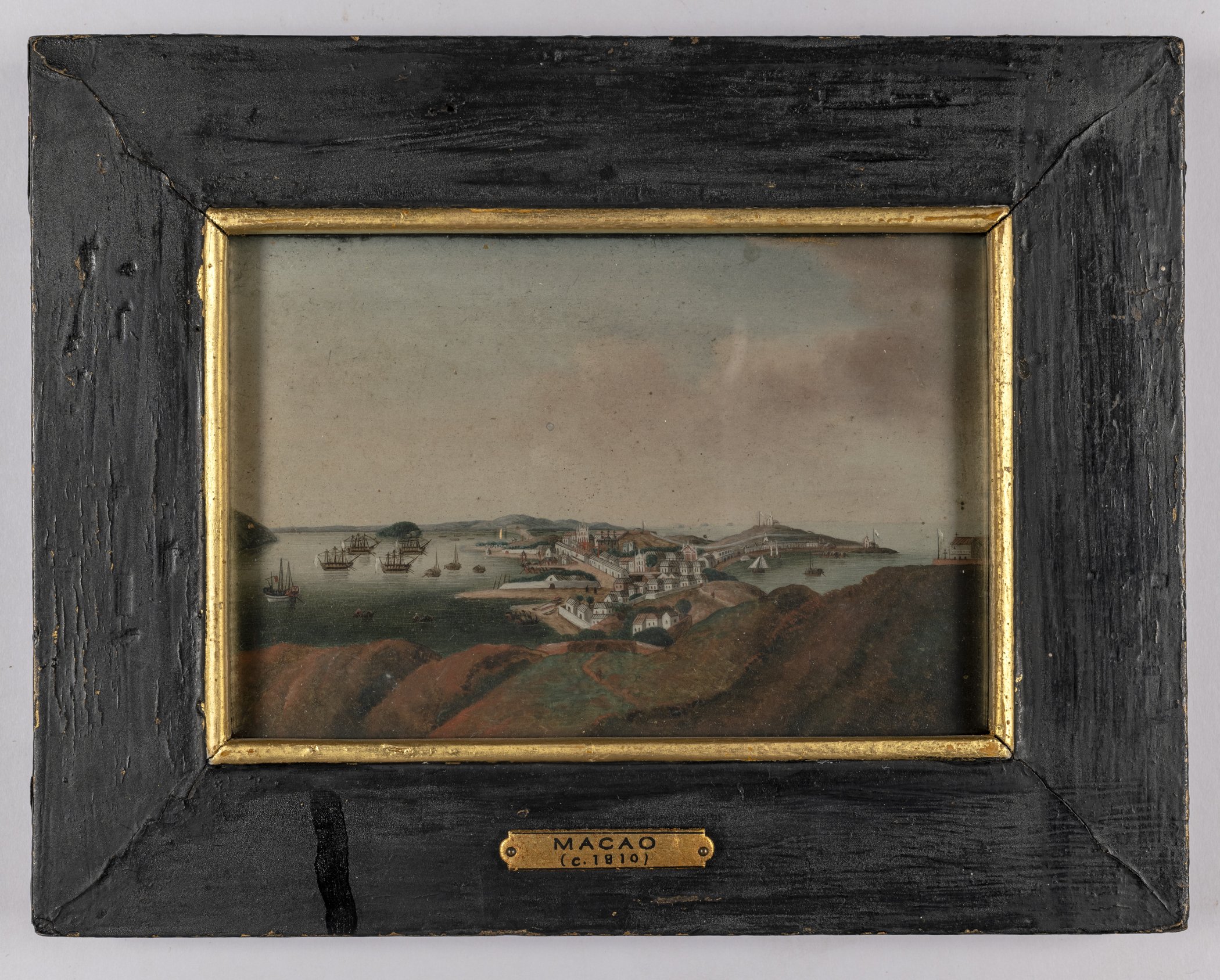 Macao, c. 1810, pigments on metal (Image courtesy of the Winterthur Museum)